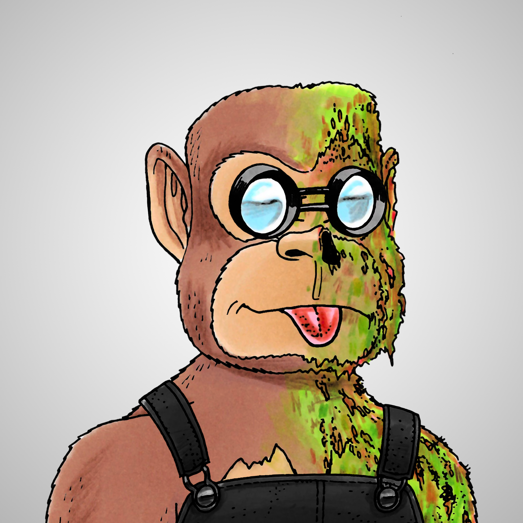 George Trosley - Jungle Freaks - Jungle Freak 854 - NFT # 854