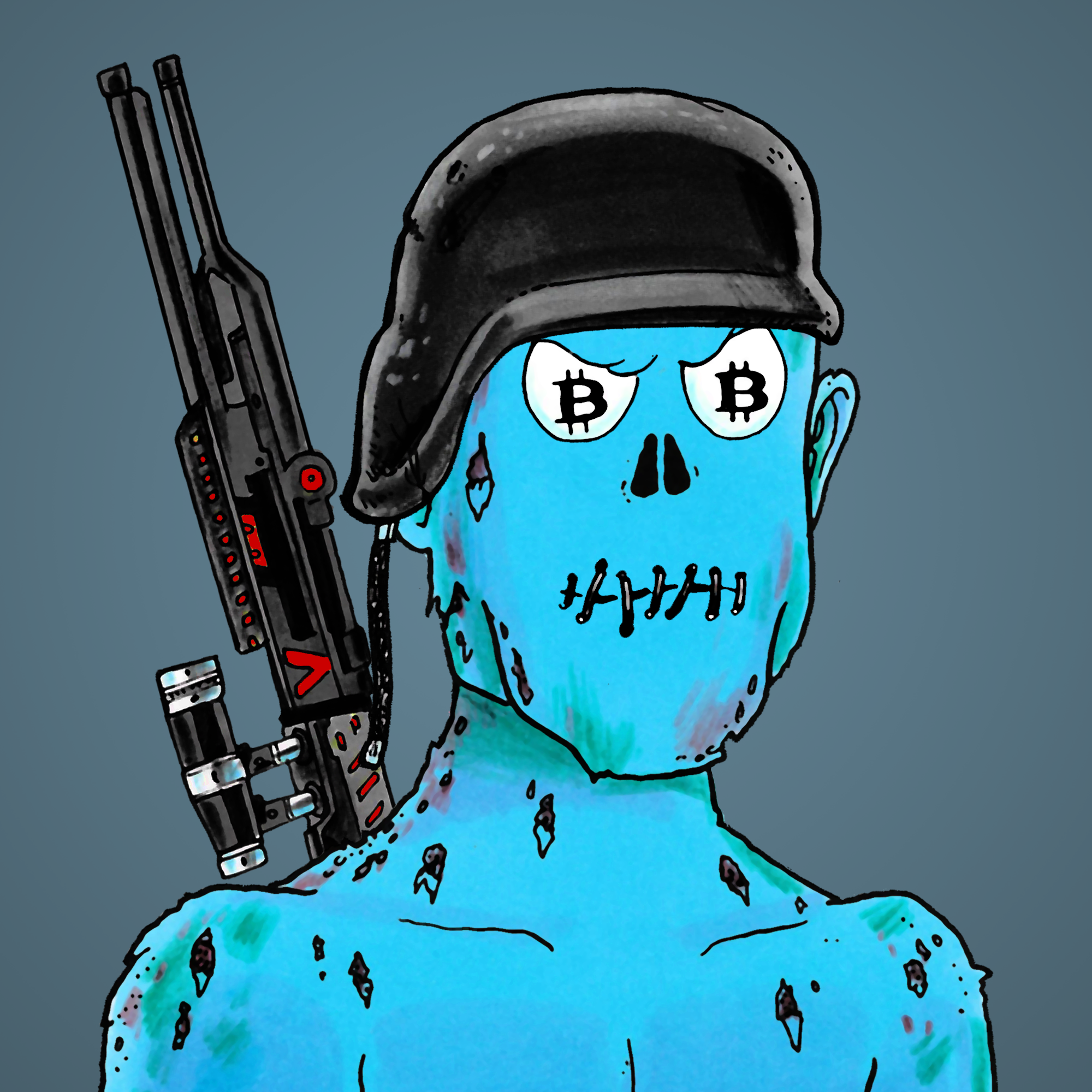 George Trosley - Jungle Freaks - Jungle Freak 856 - NFT # 856