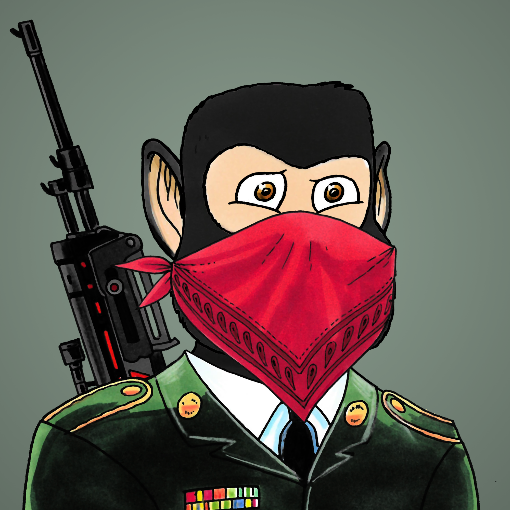 George Trosley - Jungle Freaks - Jungle Freak 8561 - NFT # 8561