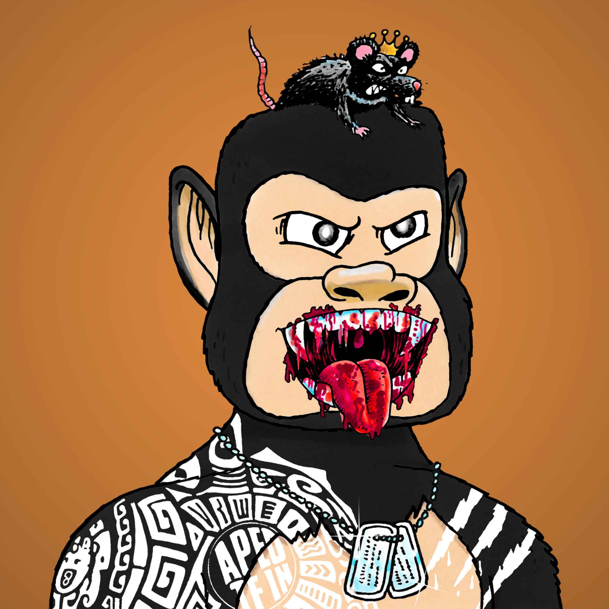 George Trosley - Jungle Freaks - Jungle Freak 857 - NFT # 857