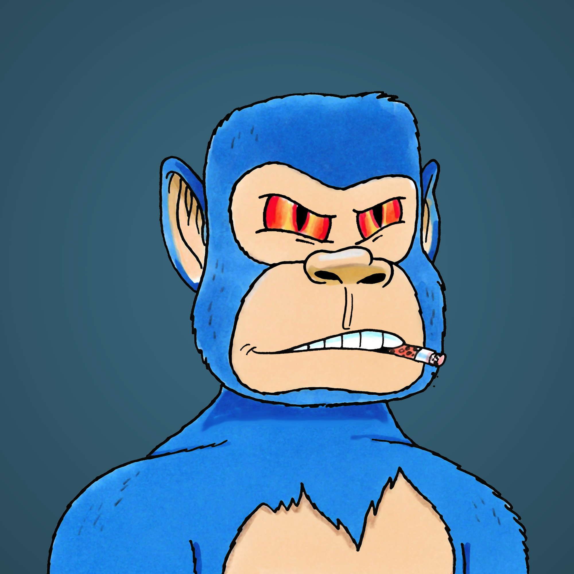 George Trosley - Jungle Freaks - Jungle Freak 8574 - NFT # 8574