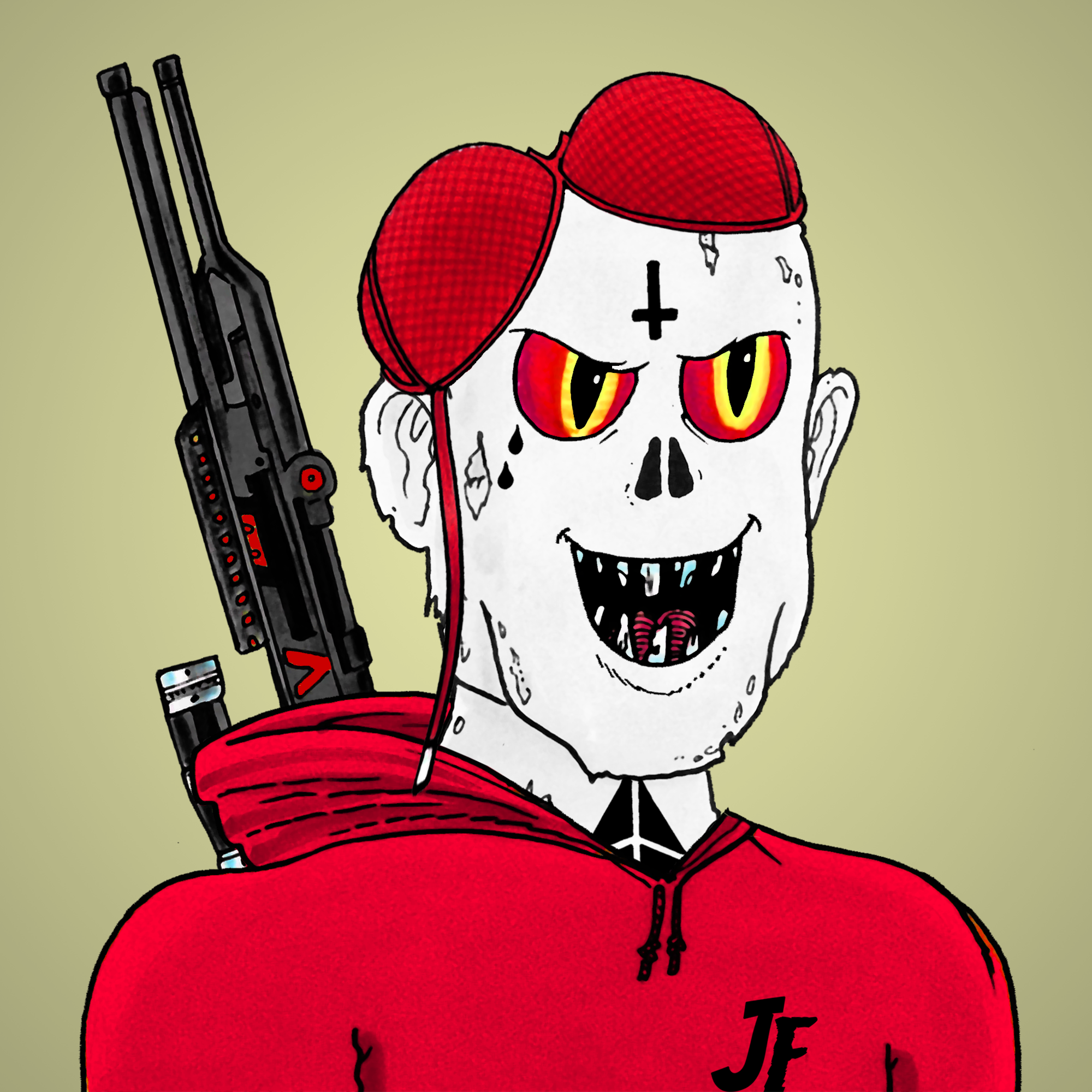 George Trosley - Jungle Freaks - Jungle Freak 8575 - NFT # 8575