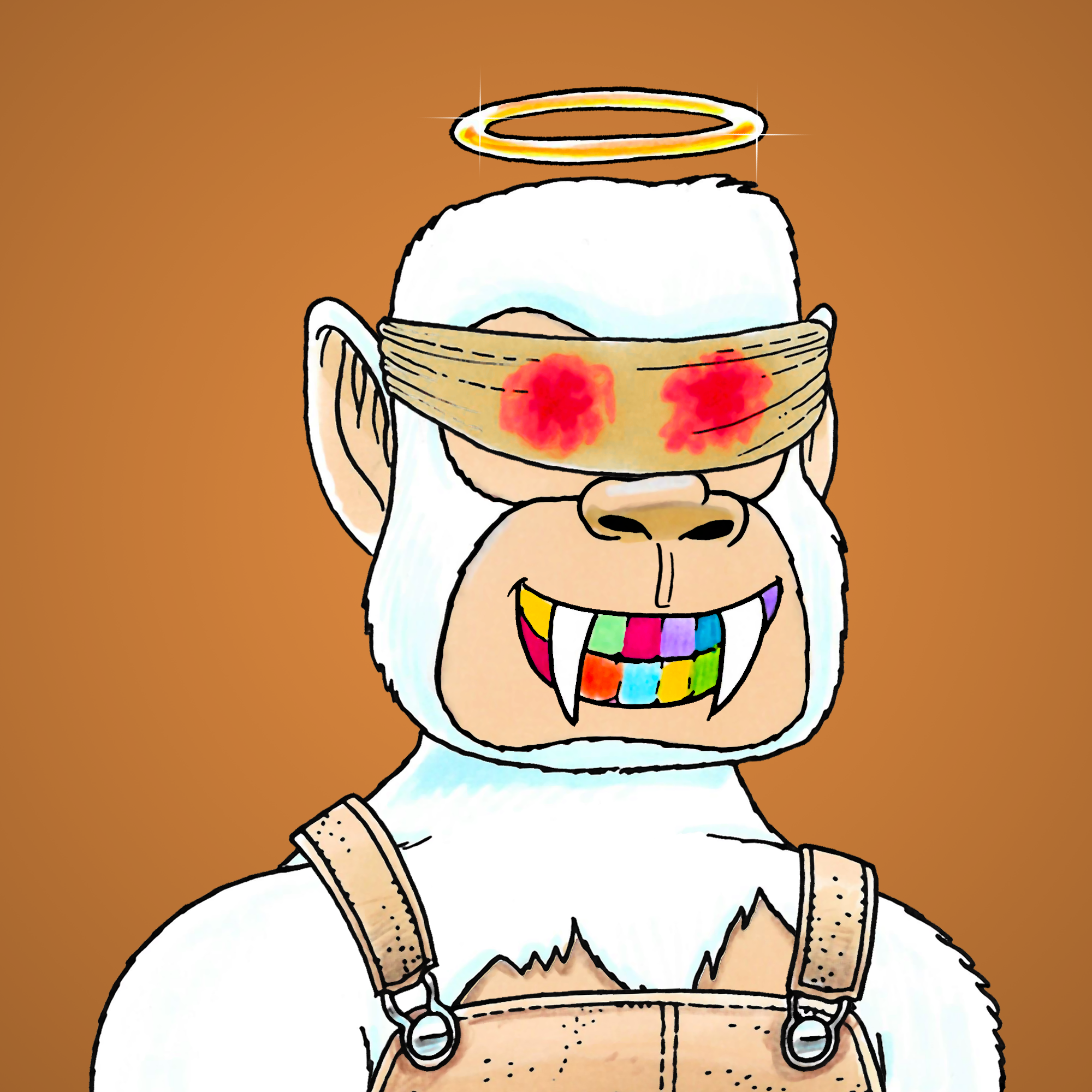 George Trosley - Jungle Freaks - Jungle Freak 8578 - NFT # 8578