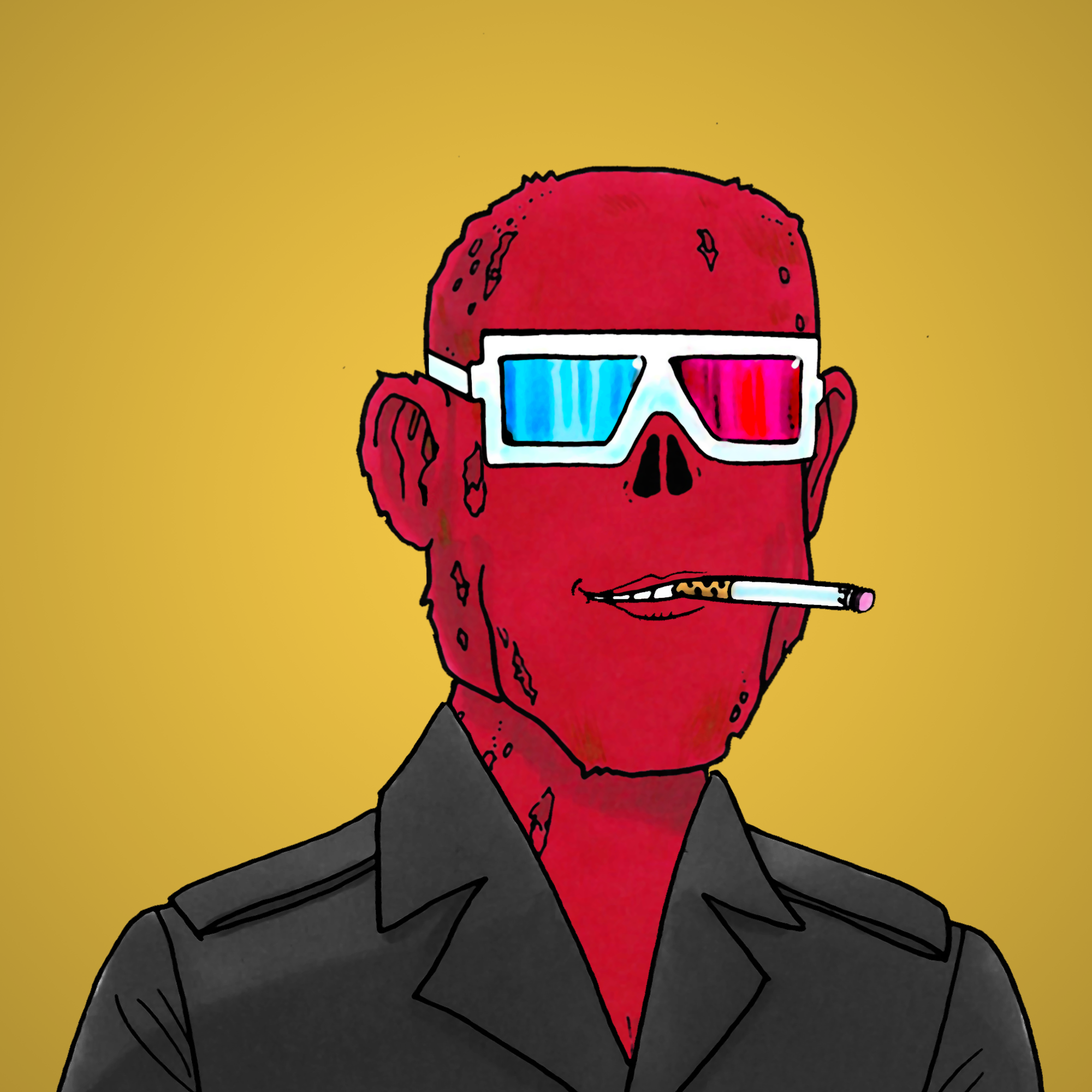 George Trosley - Jungle Freaks - Jungle Freak 858 - NFT # 858