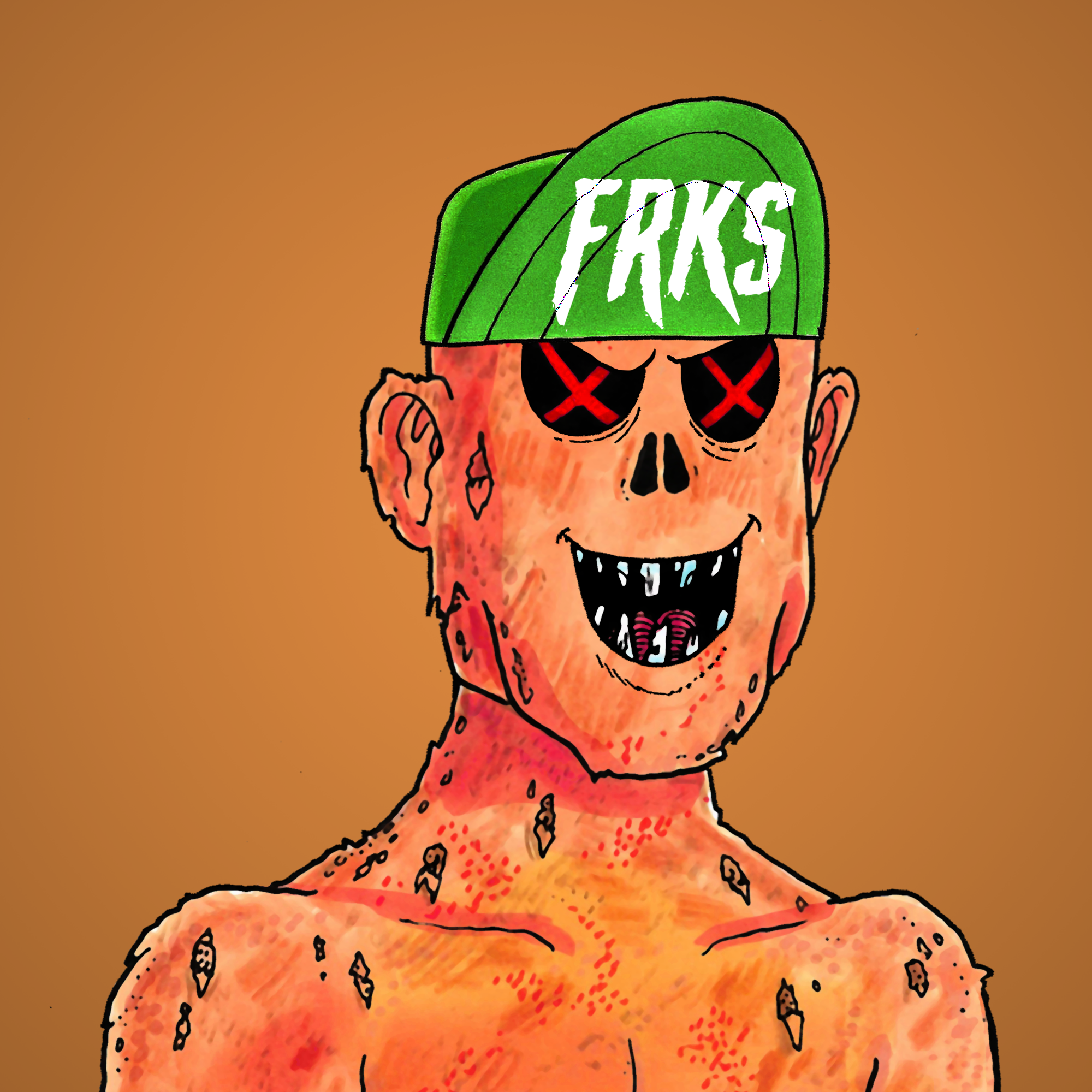 George Trosley - Jungle Freaks - Jungle Freak 8581 - NFT # 8581