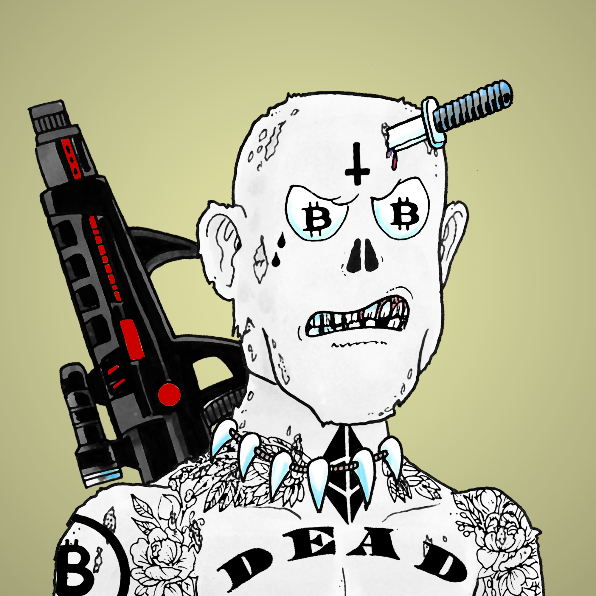 George Trosley - Jungle Freaks - Jungle Freak 8588 - NFT # 8588