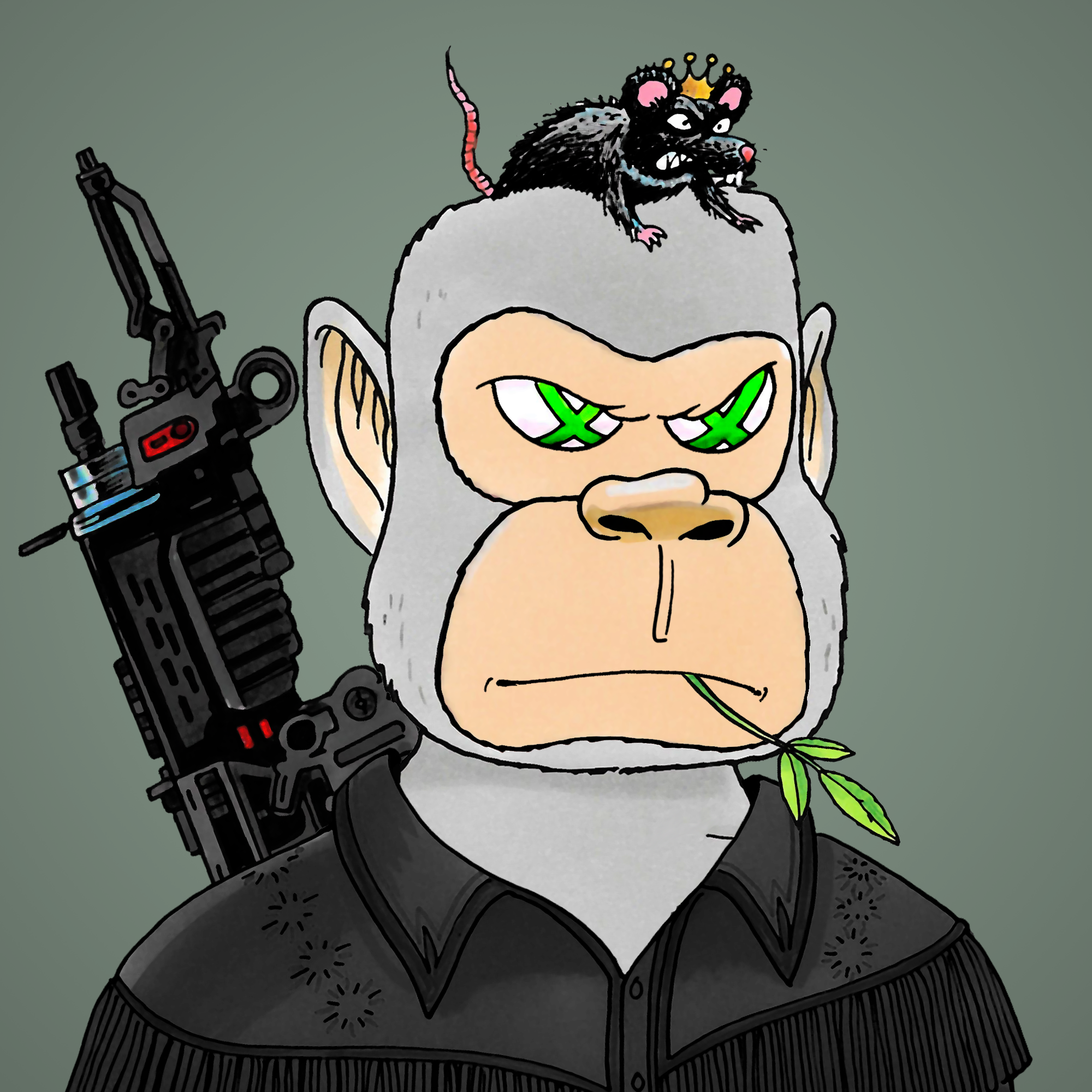 George Trosley - Jungle Freaks - Jungle Freak 859 - NFT # 859