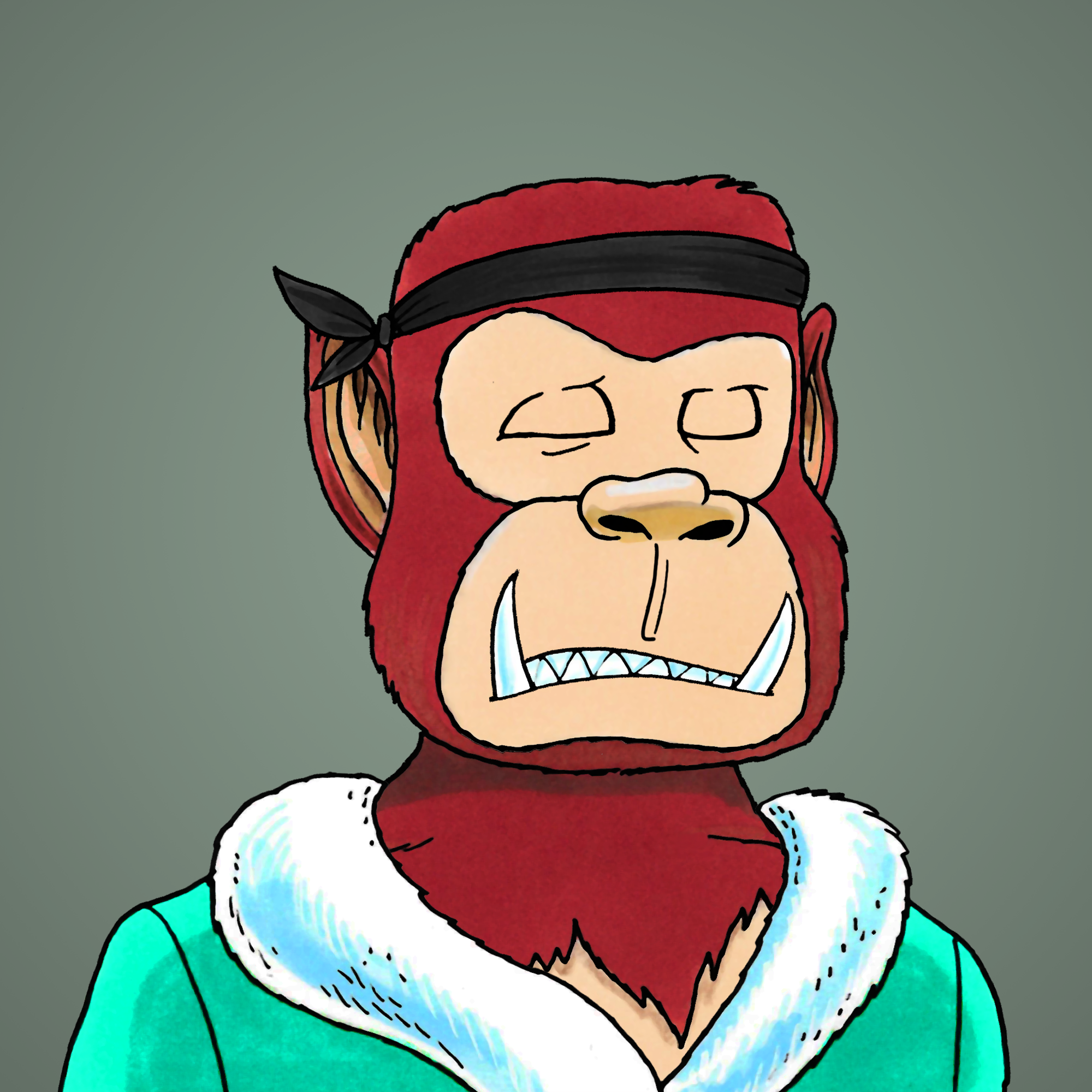 George Trosley - Jungle Freaks - Jungle Freak 8590 - NFT # 8590