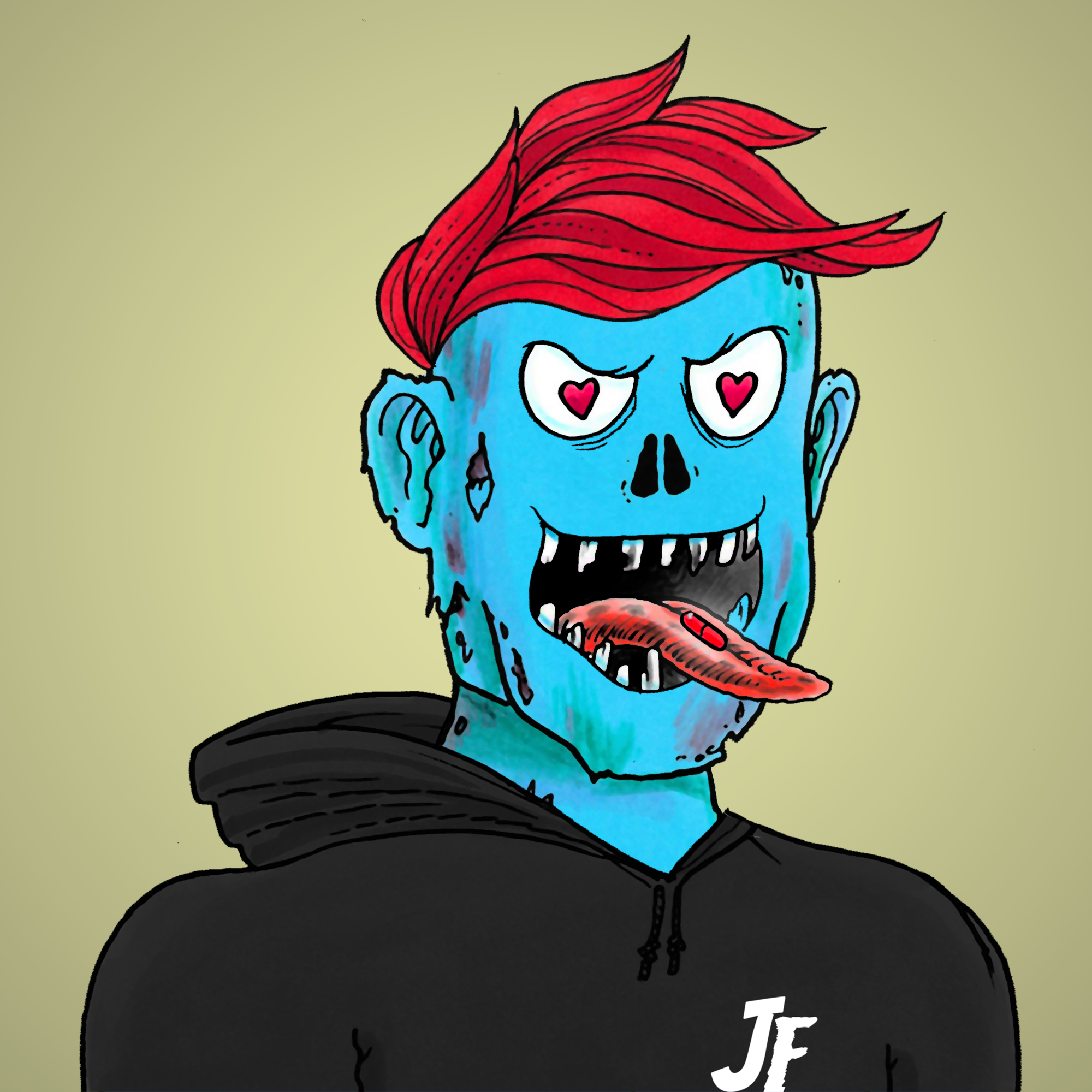 George Trosley - Jungle Freaks - Jungle Freak 8595 - NFT # 8595