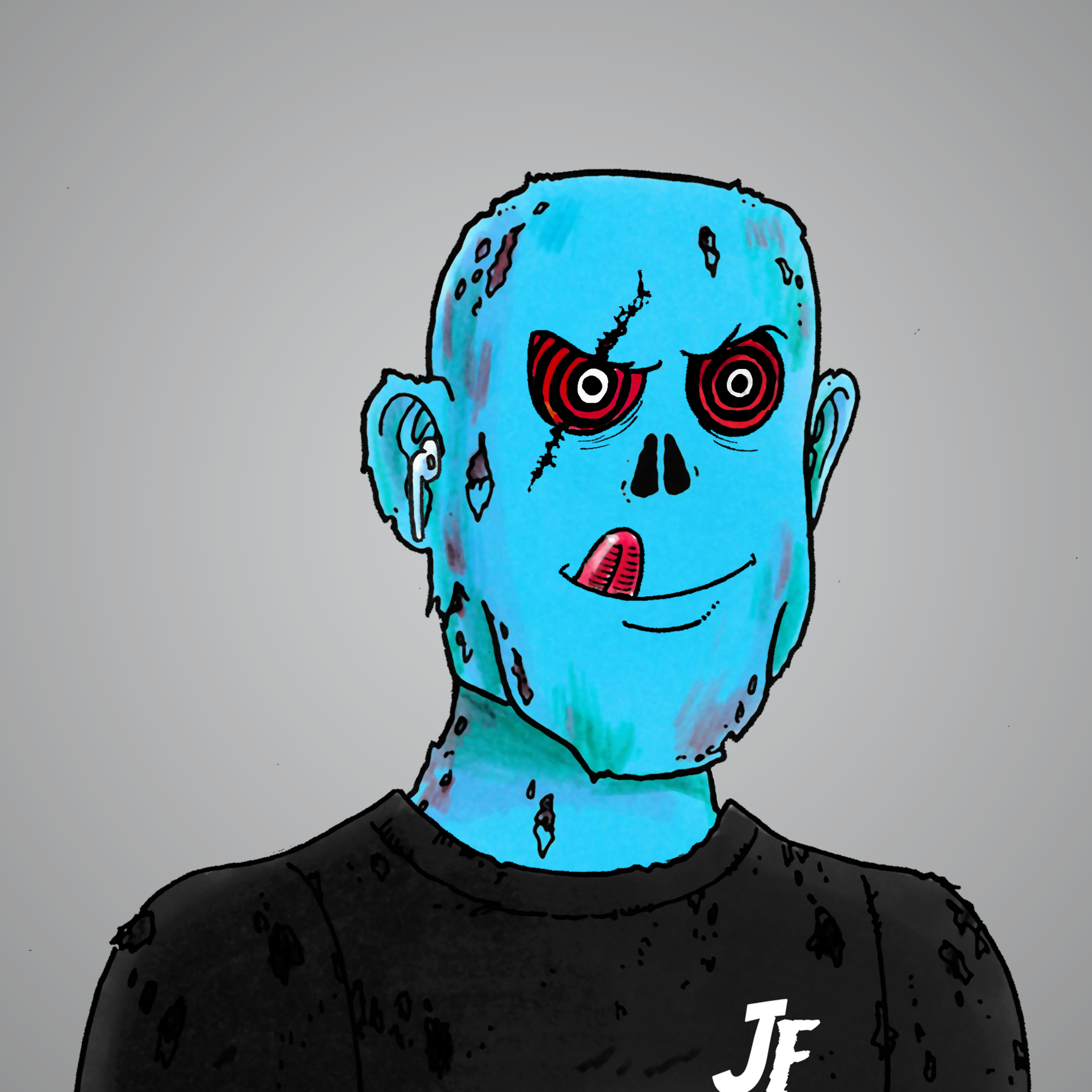 George Trosley - Jungle Freaks - Jungle Freak 8596 - NFT # 8596