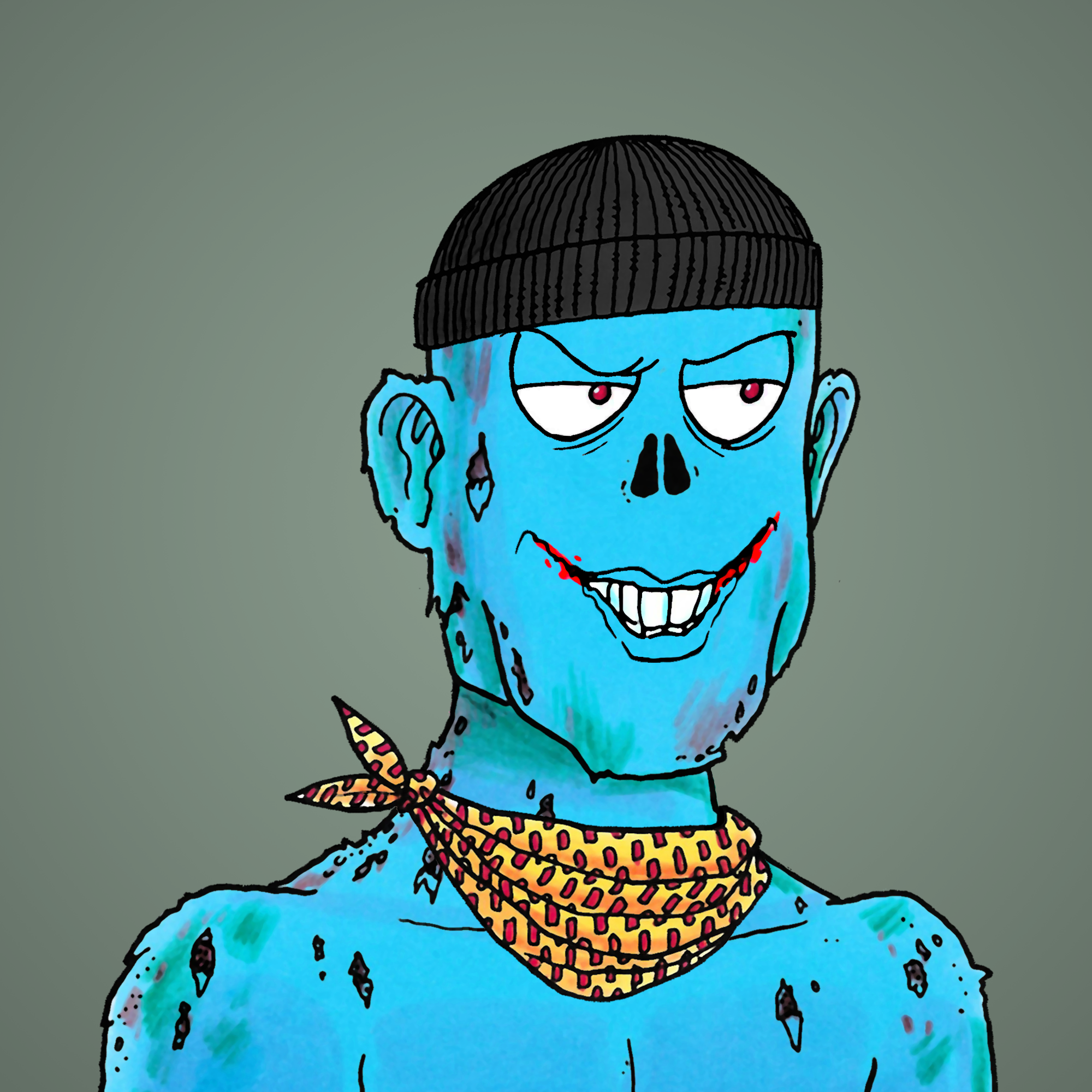 George Trosley - Jungle Freaks - Jungle Freak 860 - NFT # 860