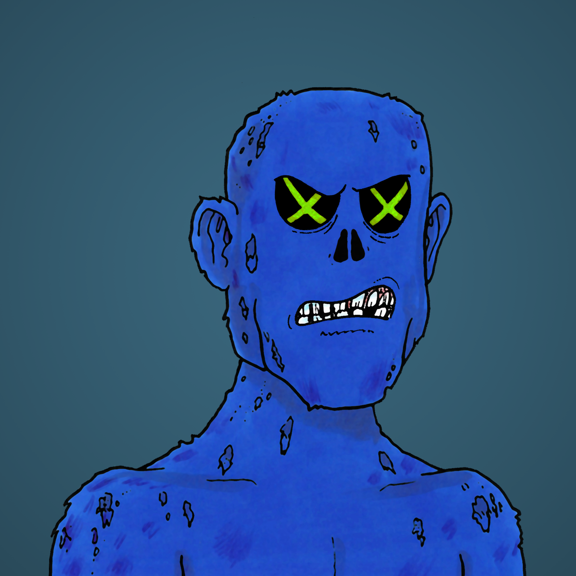 George Trosley - Jungle Freaks - Jungle Freak 8602 - NFT # 8602