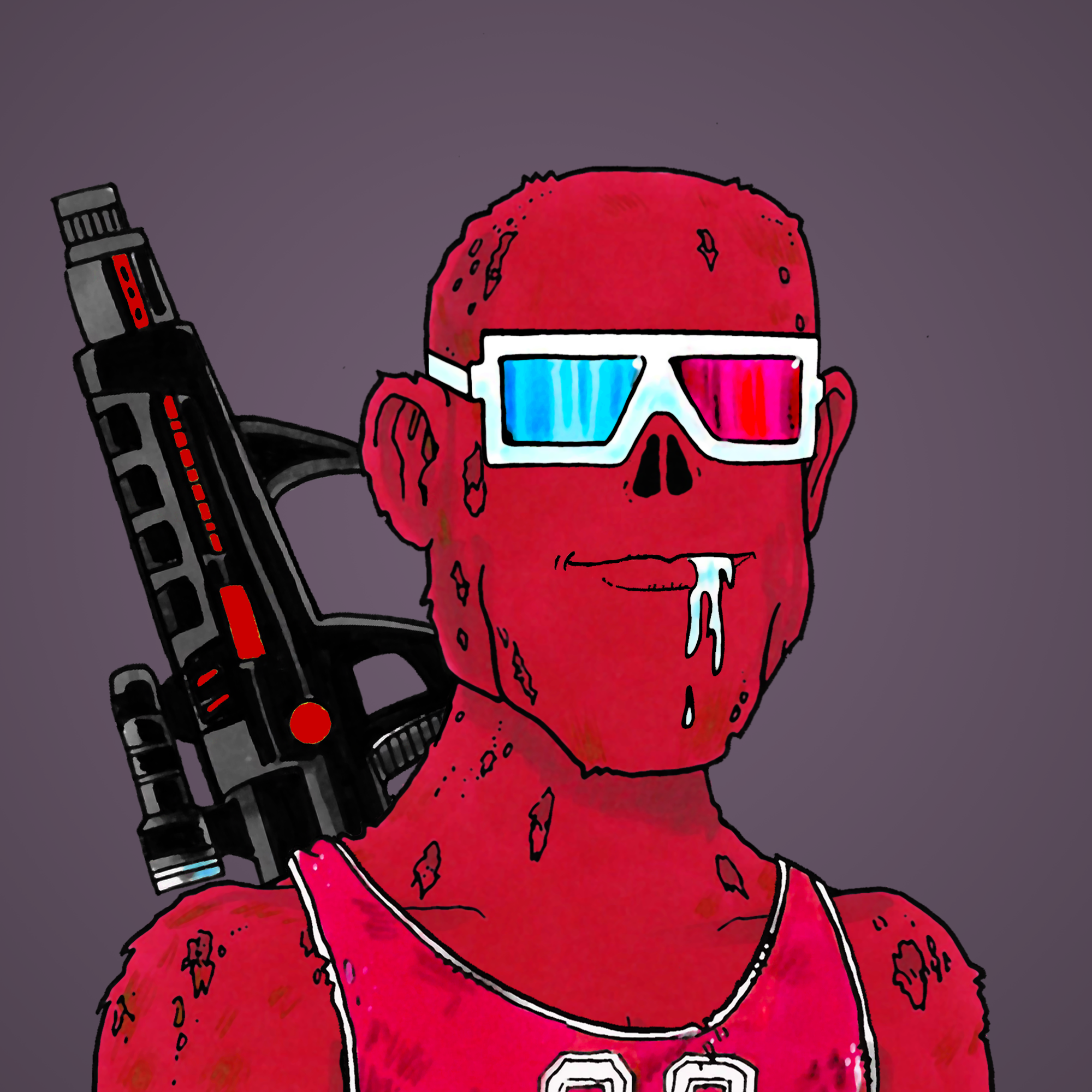 George Trosley - Jungle Freaks - Jungle Freak 862 - NFT # 862