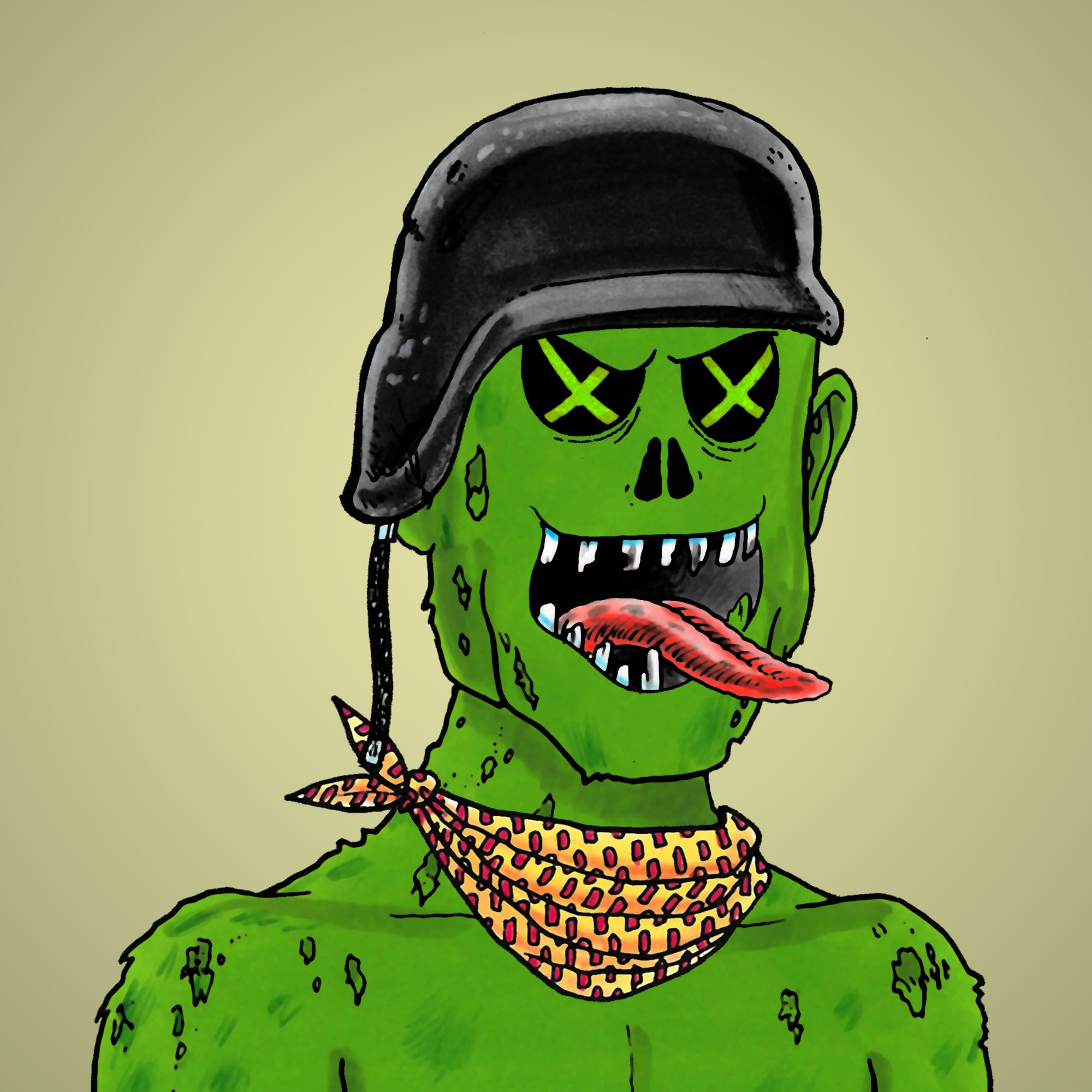 George Trosley - Jungle Freaks - Jungle Freak 8623 - NFT # 8623