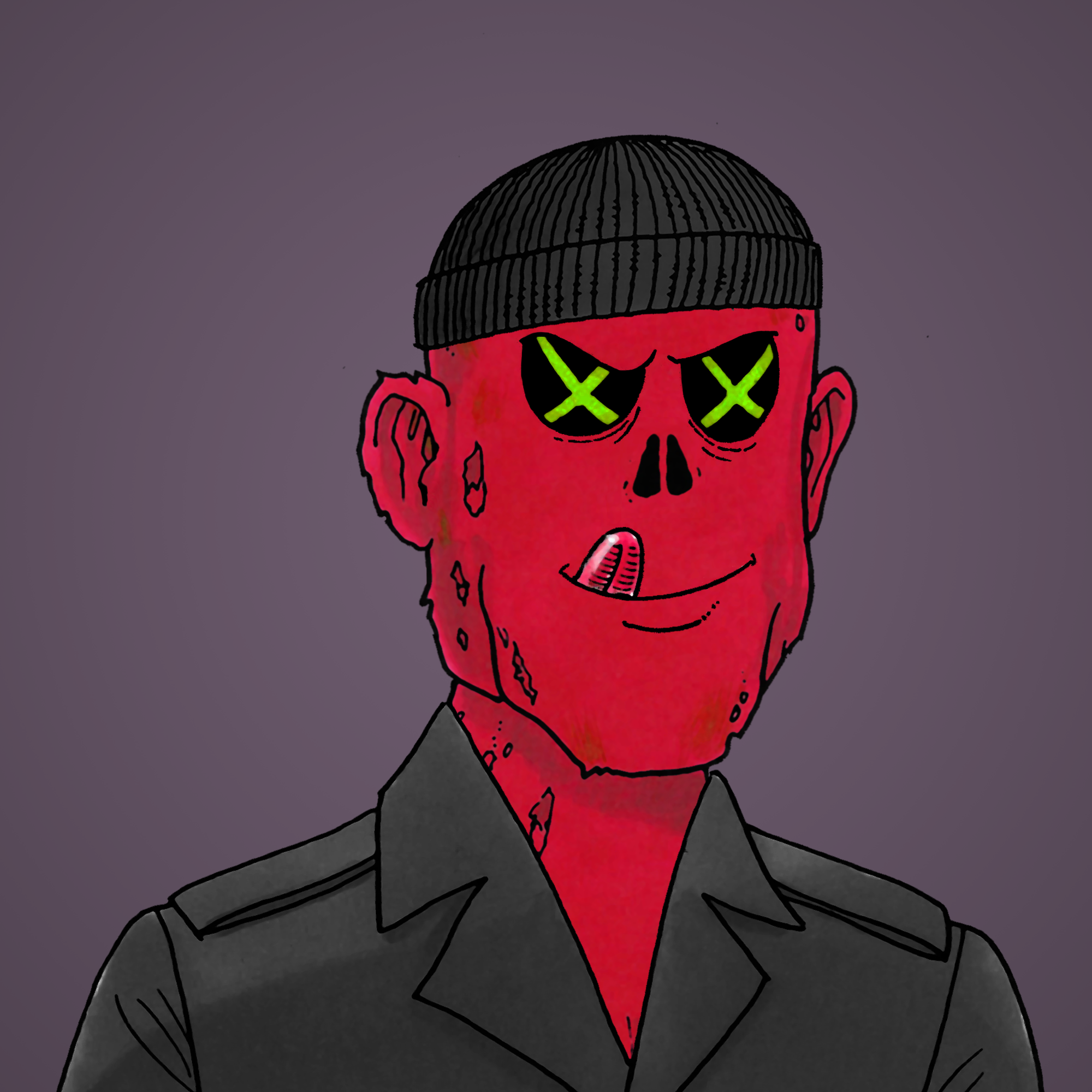 George Trosley - Jungle Freaks - Jungle Freak 8628 - NFT # 8628