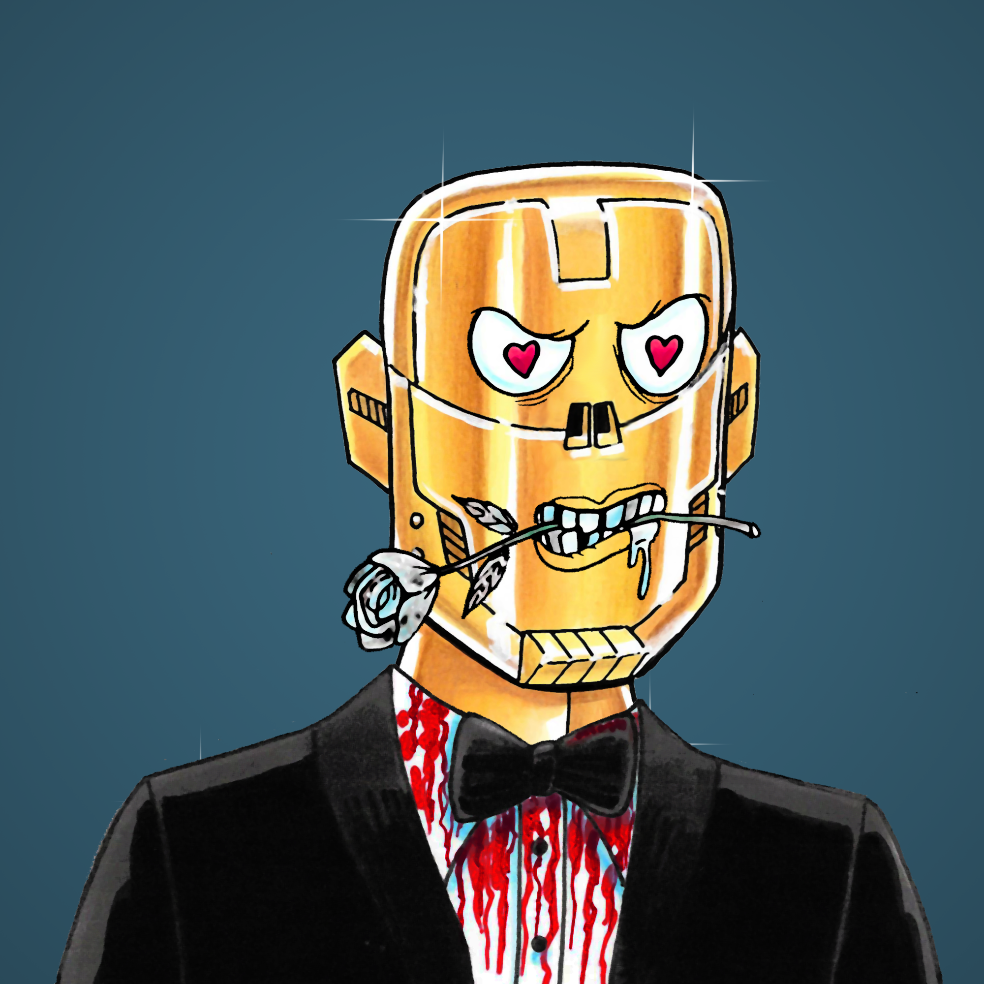 George Trosley - Jungle Freaks - Jungle Freak 8638 - NFT # 8638