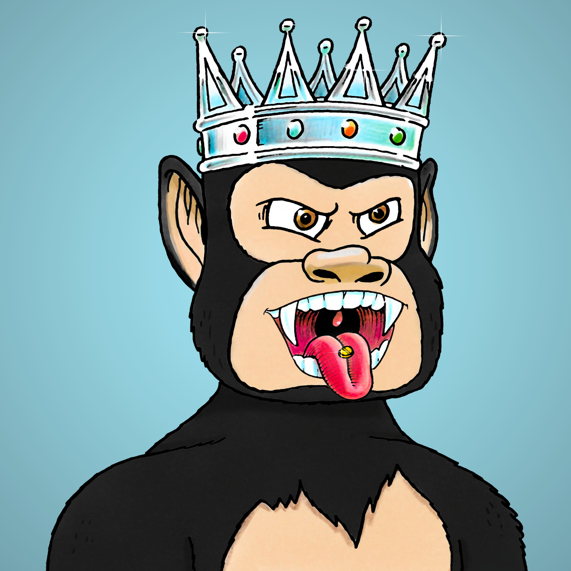 George Trosley - Jungle Freaks - Jungle Freak 8639 - NFT # 8639