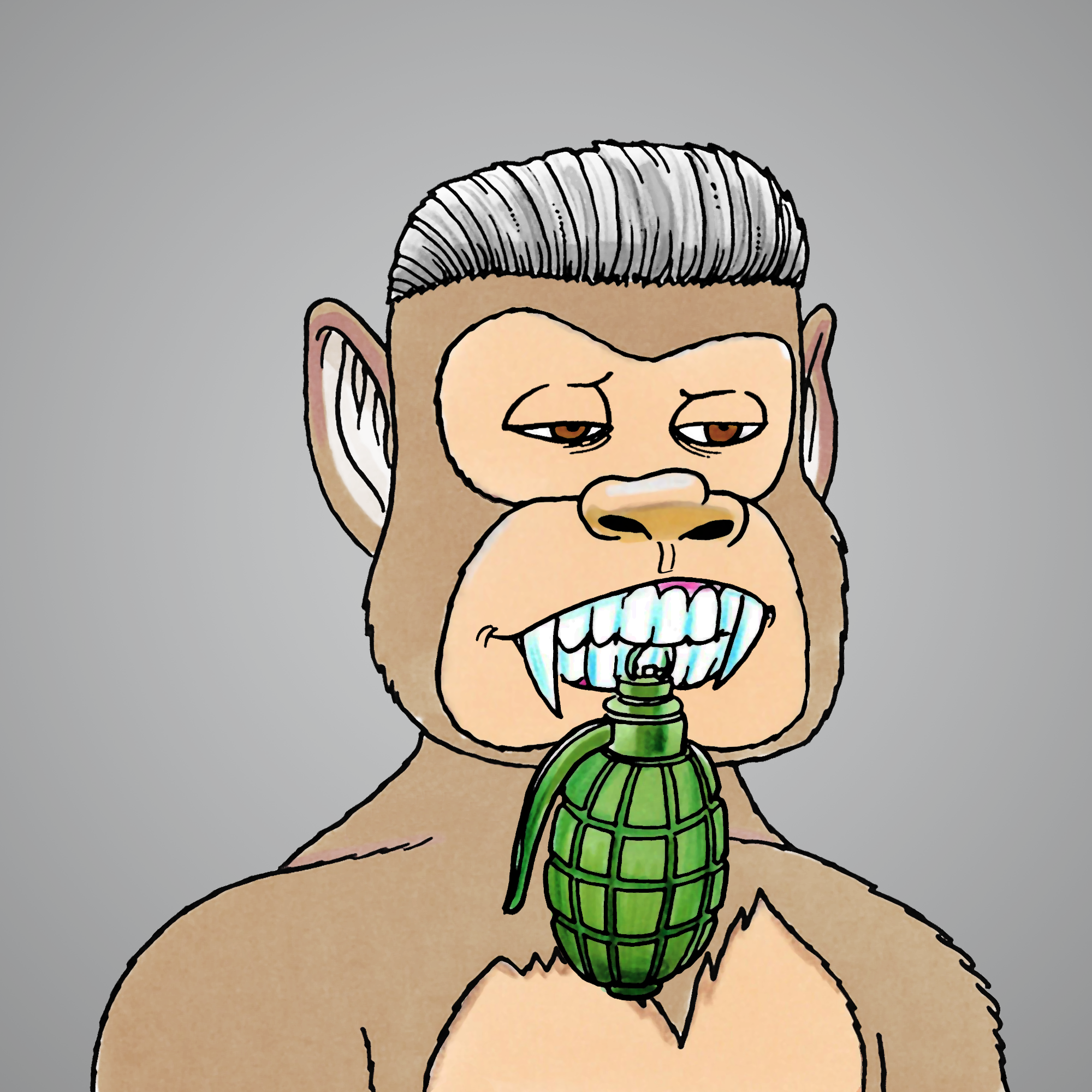 George Trosley - Jungle Freaks - Jungle Freak 864 - NFT # 864