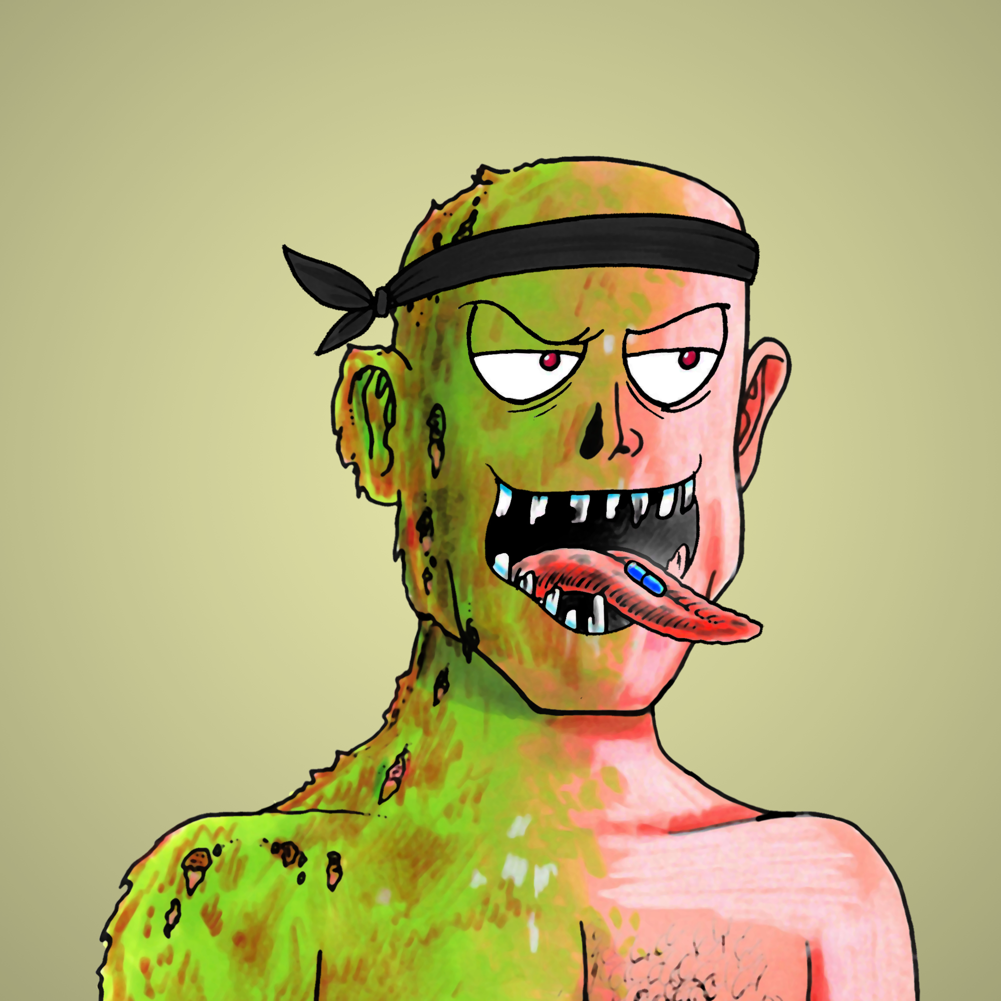 George Trosley - Jungle Freaks - Jungle Freak 8642 - NFT # 8642