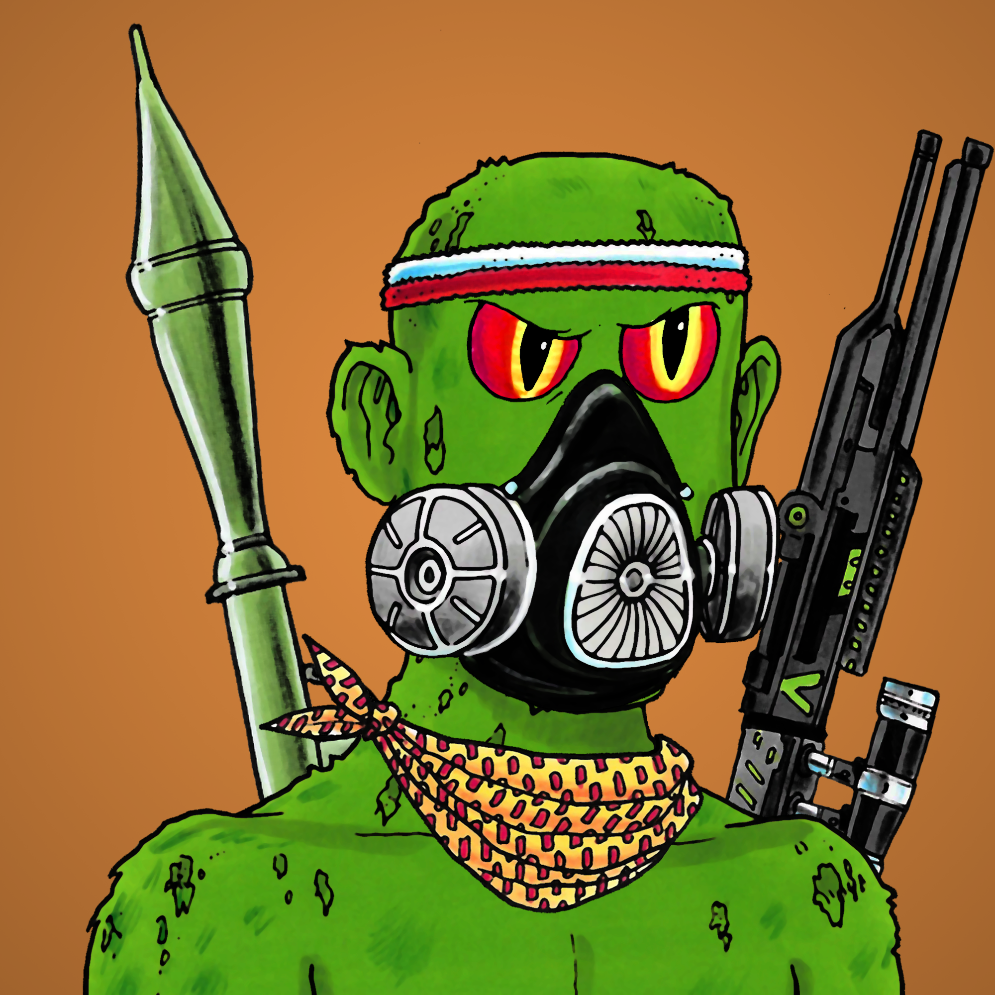 George Trosley - Jungle Freaks - Jungle Freak 8645 - NFT # 8645