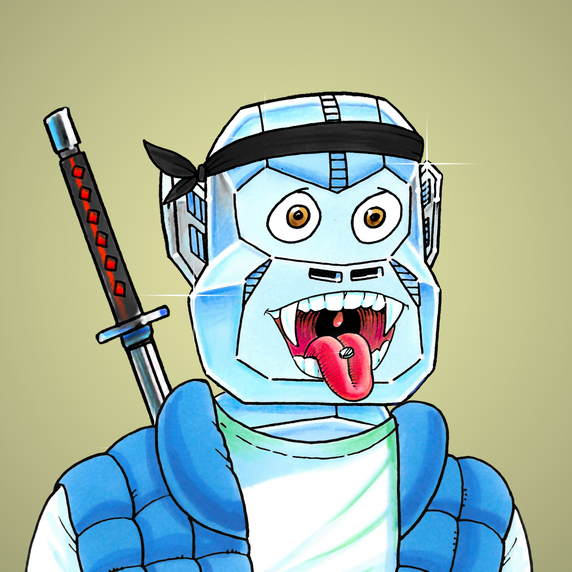 George Trosley - Jungle Freaks - Jungle Freak 8652 - NFT # 8652