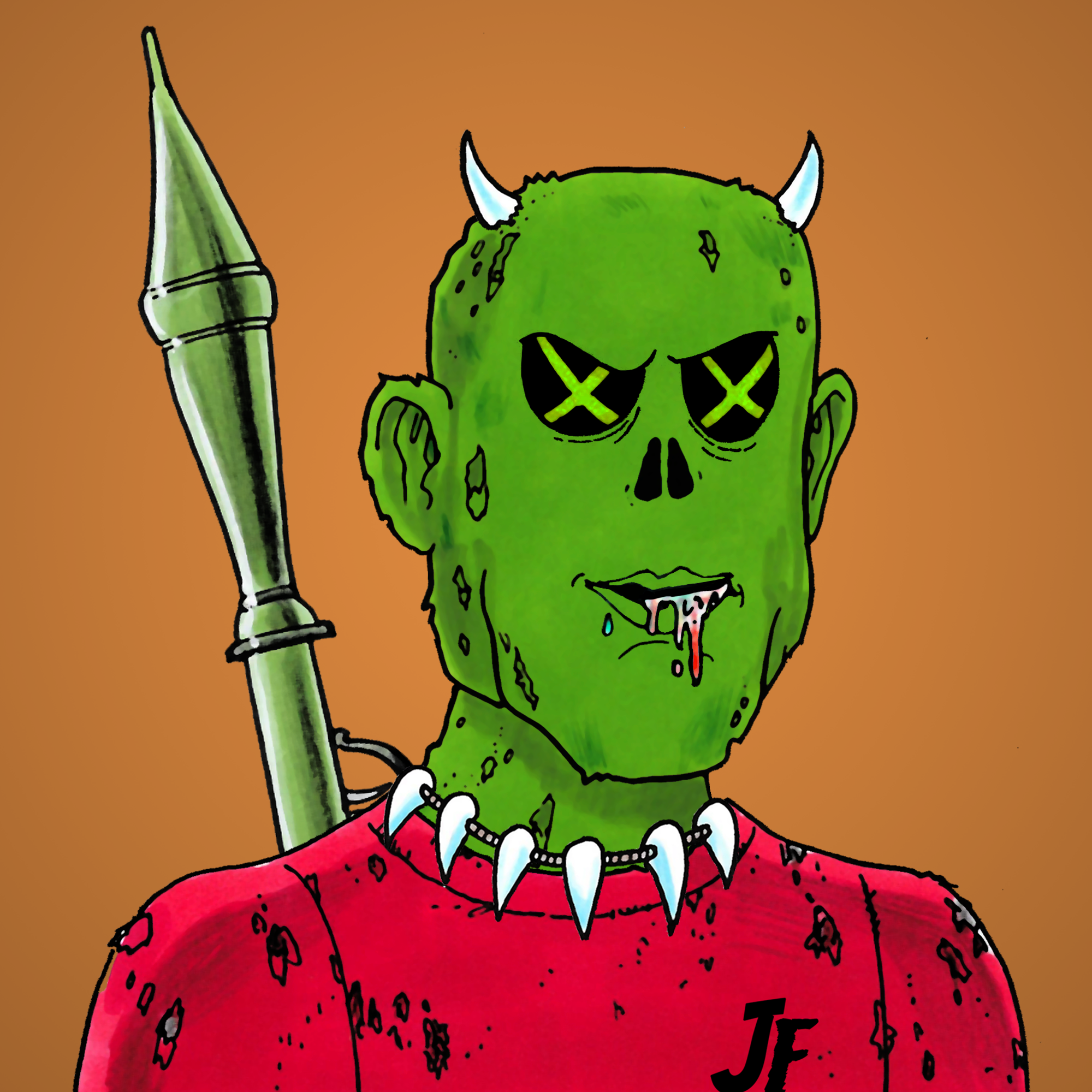 George Trosley - Jungle Freaks - Jungle Freak 8653 - NFT # 8653