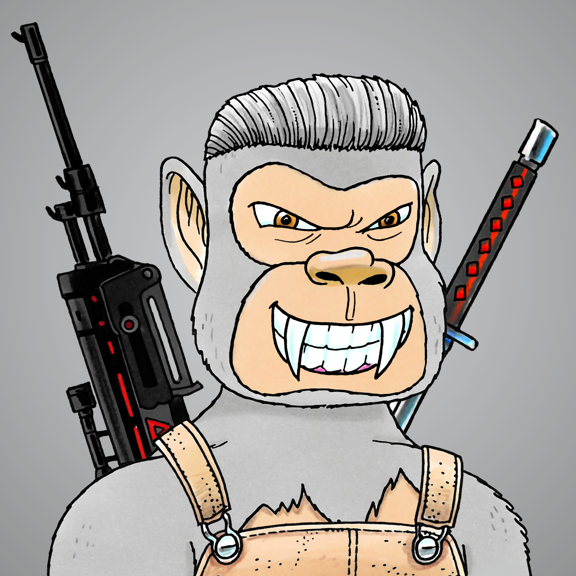 George Trosley - Jungle Freaks - Jungle Freak 8656 - NFT # 8656