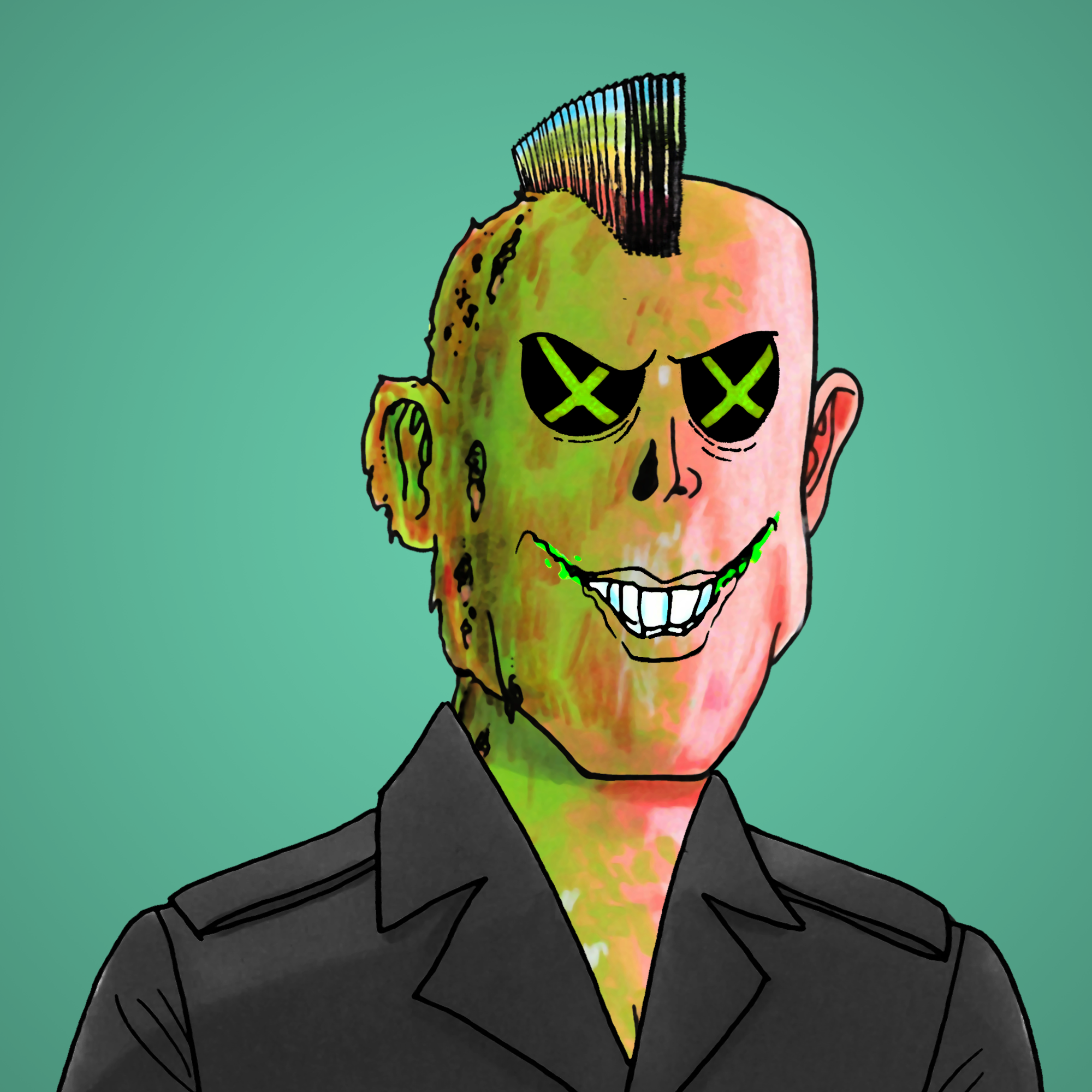 George Trosley - Jungle Freaks - Jungle Freak 8657 - NFT # 8657