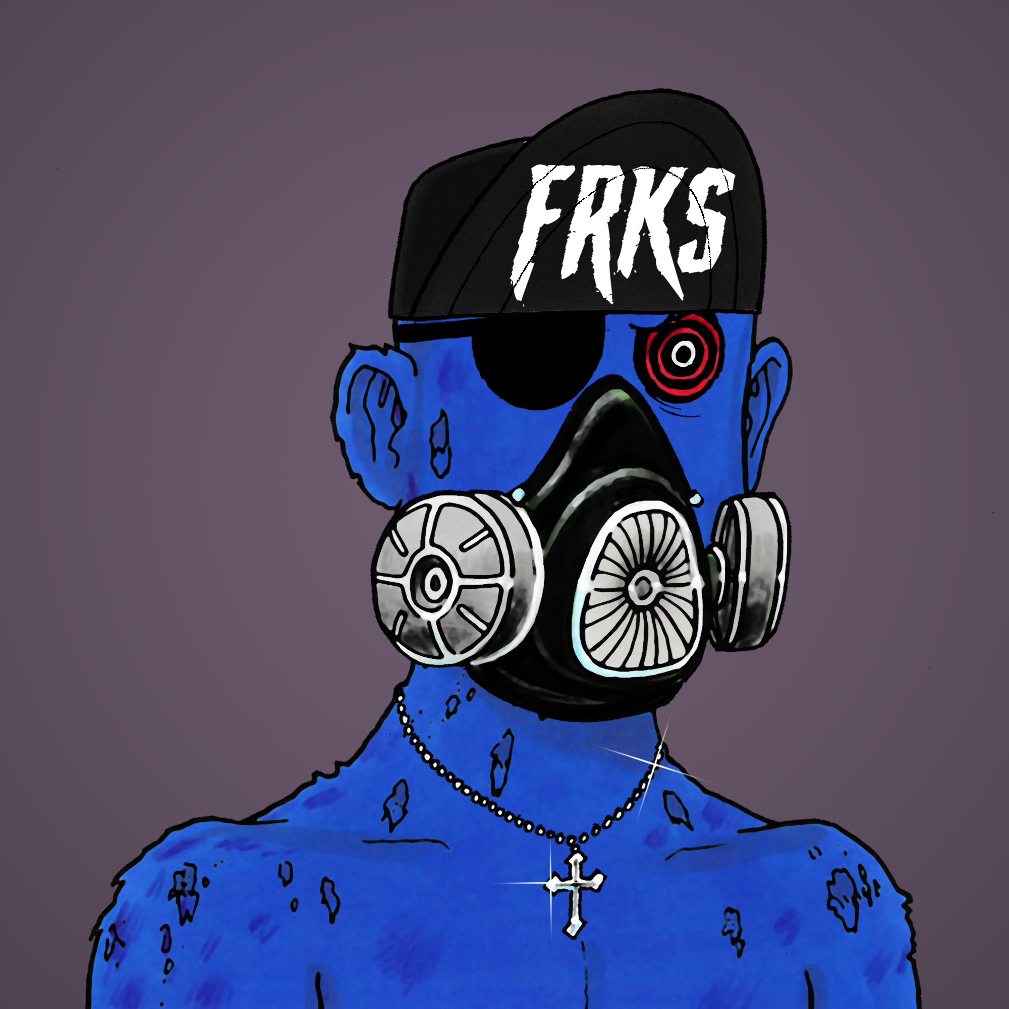 George Trosley - Jungle Freaks - Jungle Freak 866 - NFT # 866