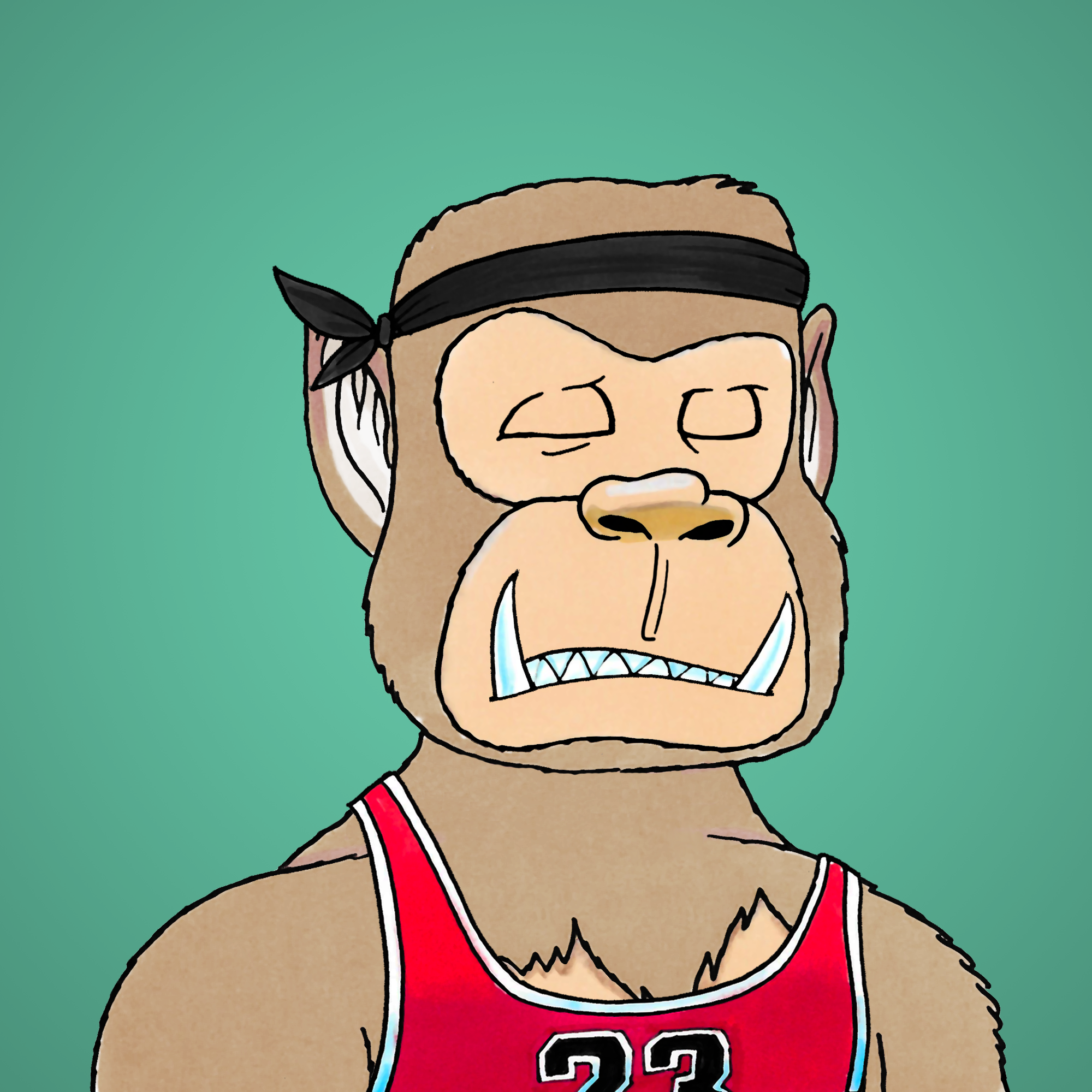 George Trosley - Jungle Freaks - Jungle Freak 8665 - NFT # 8665