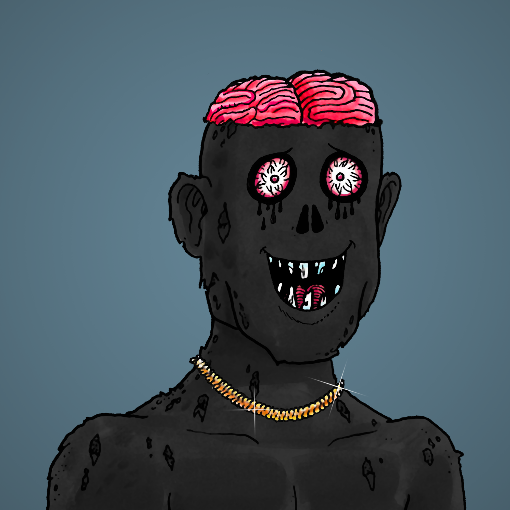 George Trosley - Jungle Freaks - Jungle Freak 867 - NFT # 867