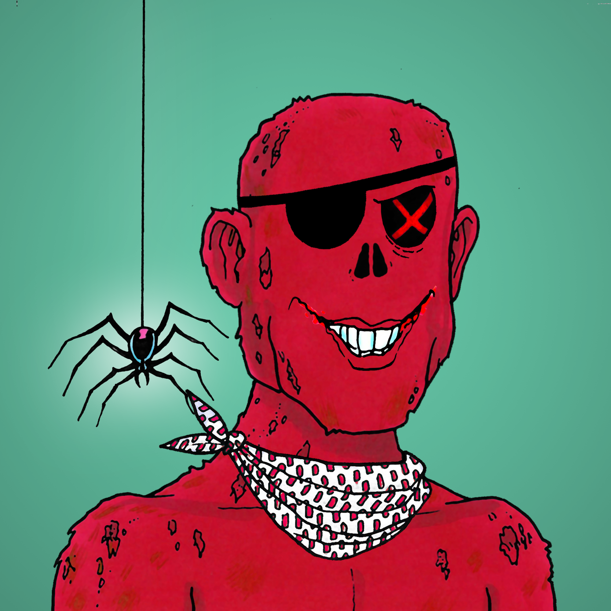 George Trosley - Jungle Freaks - Jungle Freak 8676 - NFT # 8676