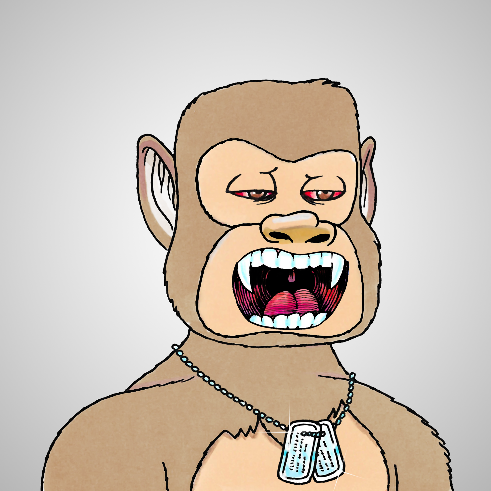 George Trosley - Jungle Freaks - Jungle Freak 868 - NFT # 868