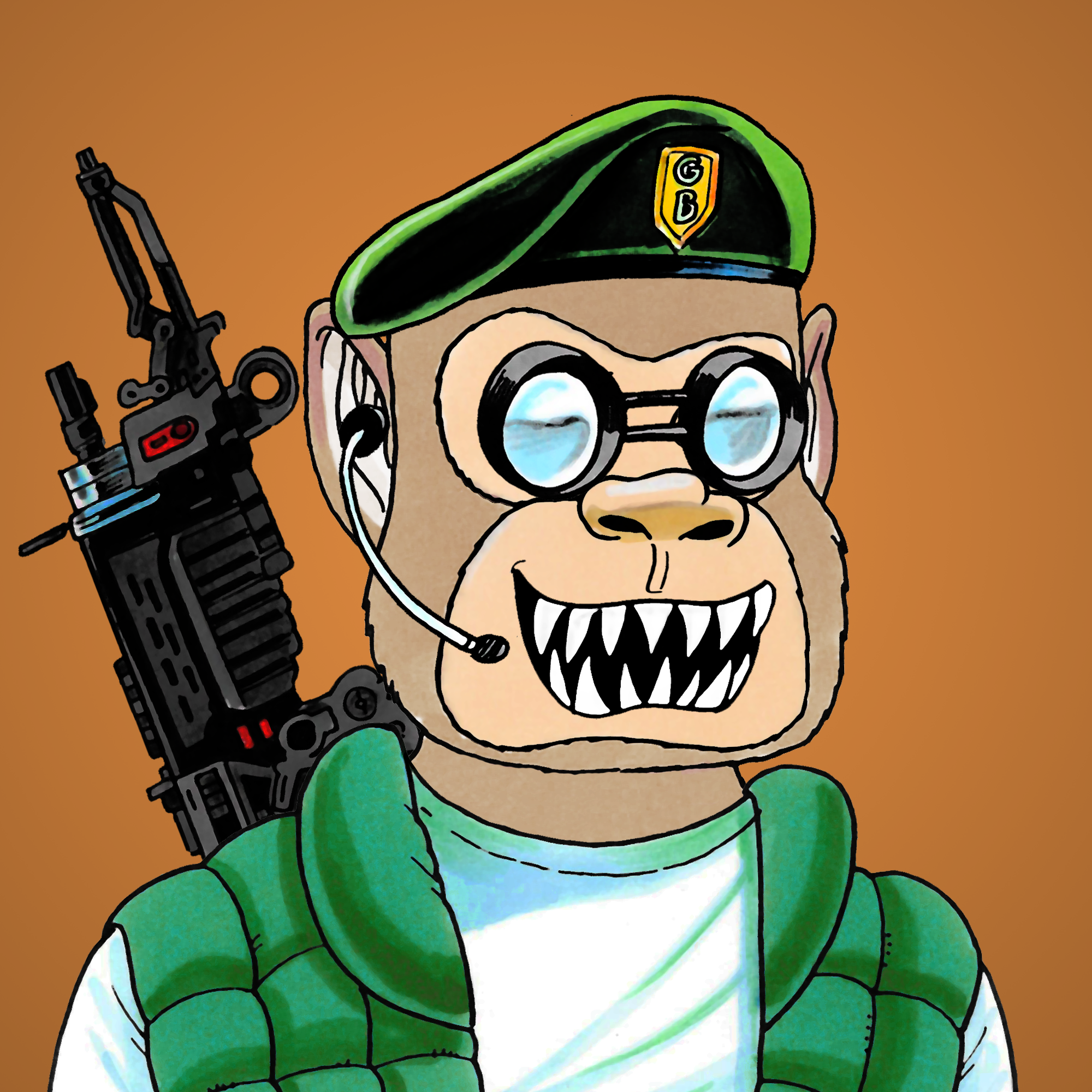 George Trosley - Jungle Freaks - Jungle Freak 8685 - NFT # 8685