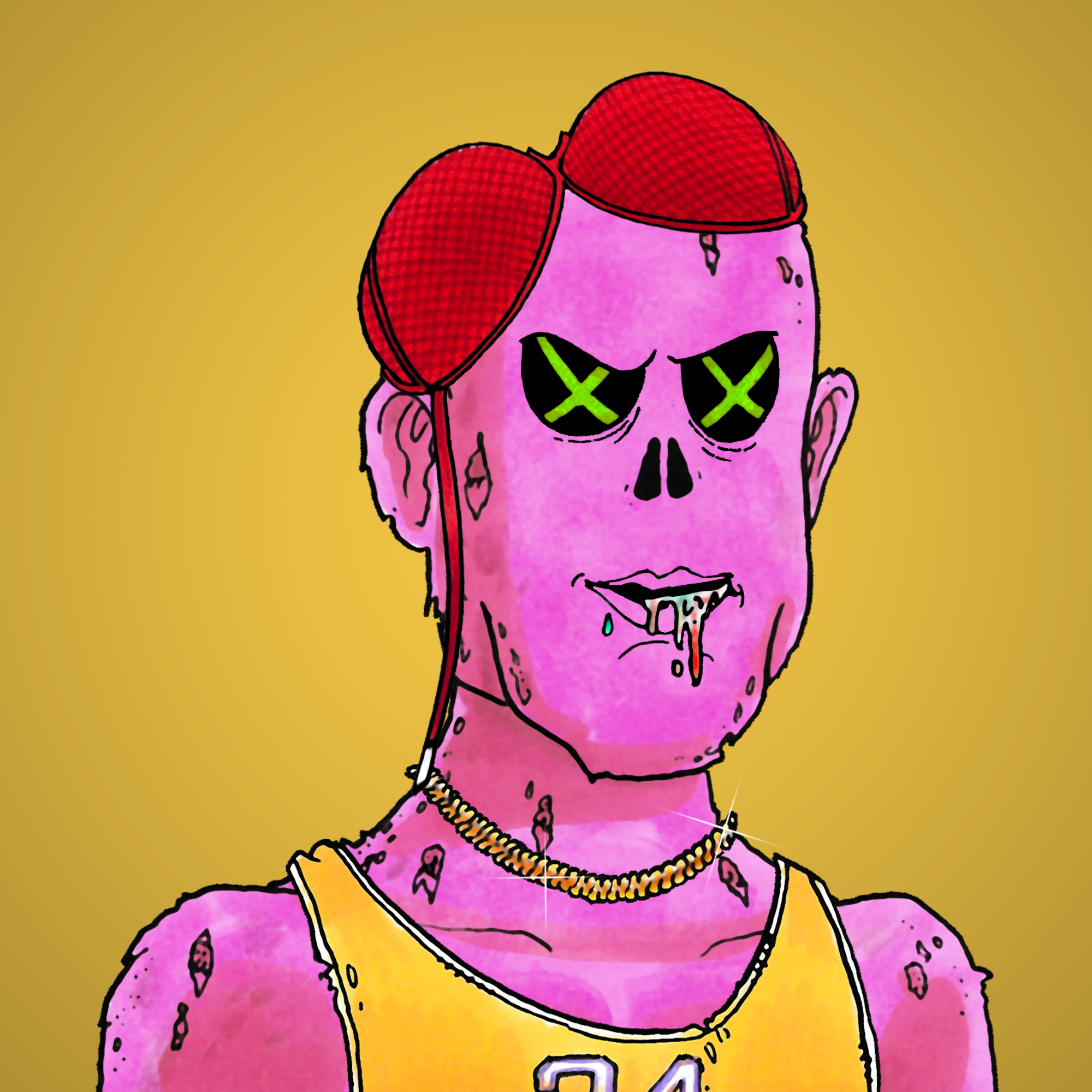 George Trosley - Jungle Freaks - Jungle Freak 8686 - NFT # 8686