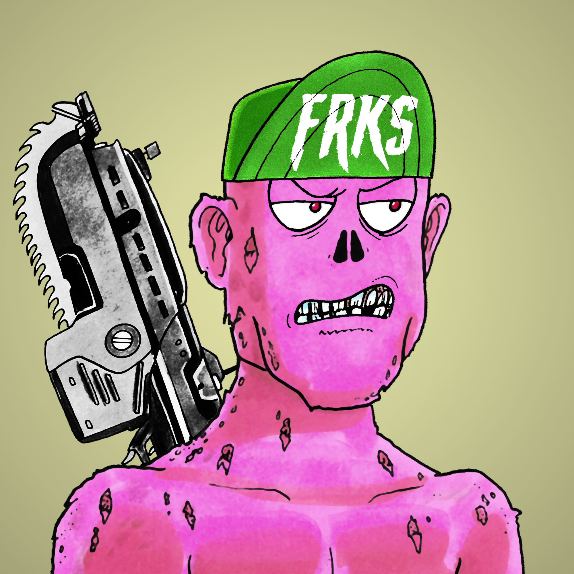 George Trosley - Jungle Freaks - Jungle Freak 8690 - NFT # 8690