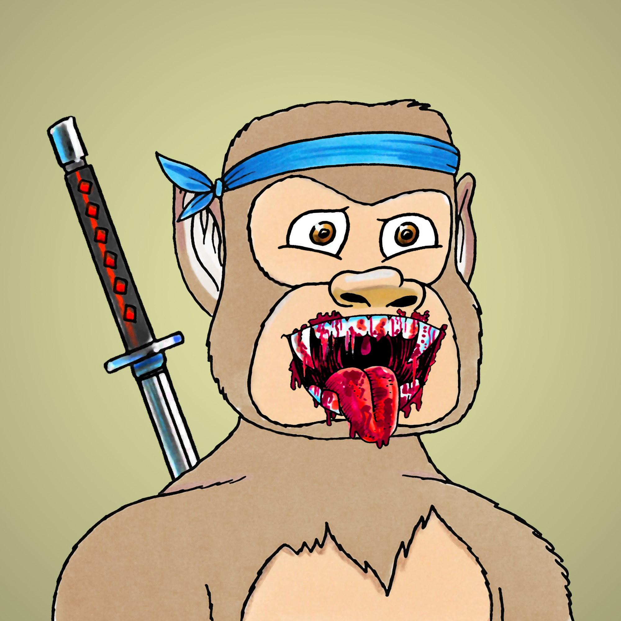 George Trosley - Jungle Freaks - Jungle Freak 8692 - NFT # 8692