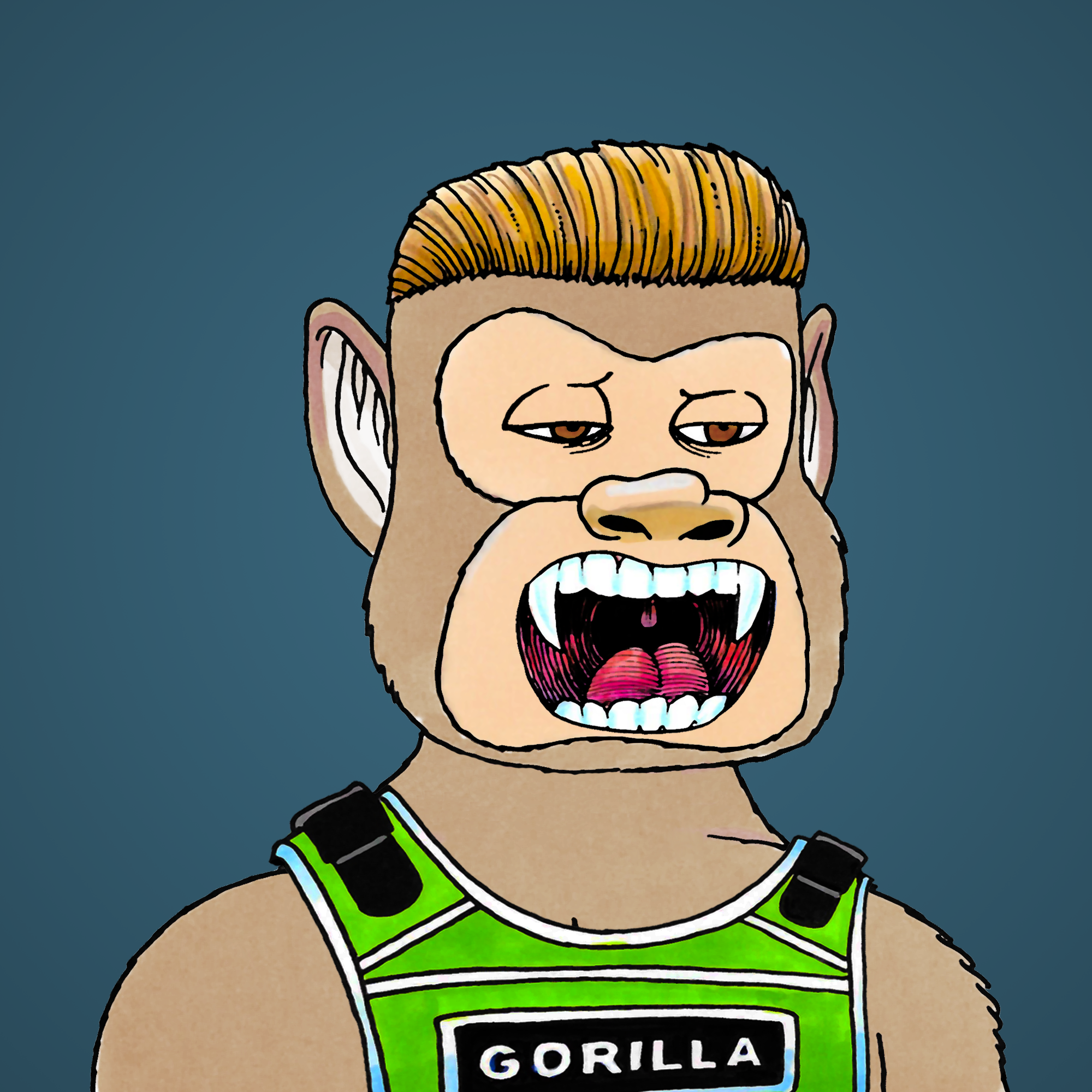 George Trosley - Jungle Freaks - Jungle Freak 8696 - NFT # 8696