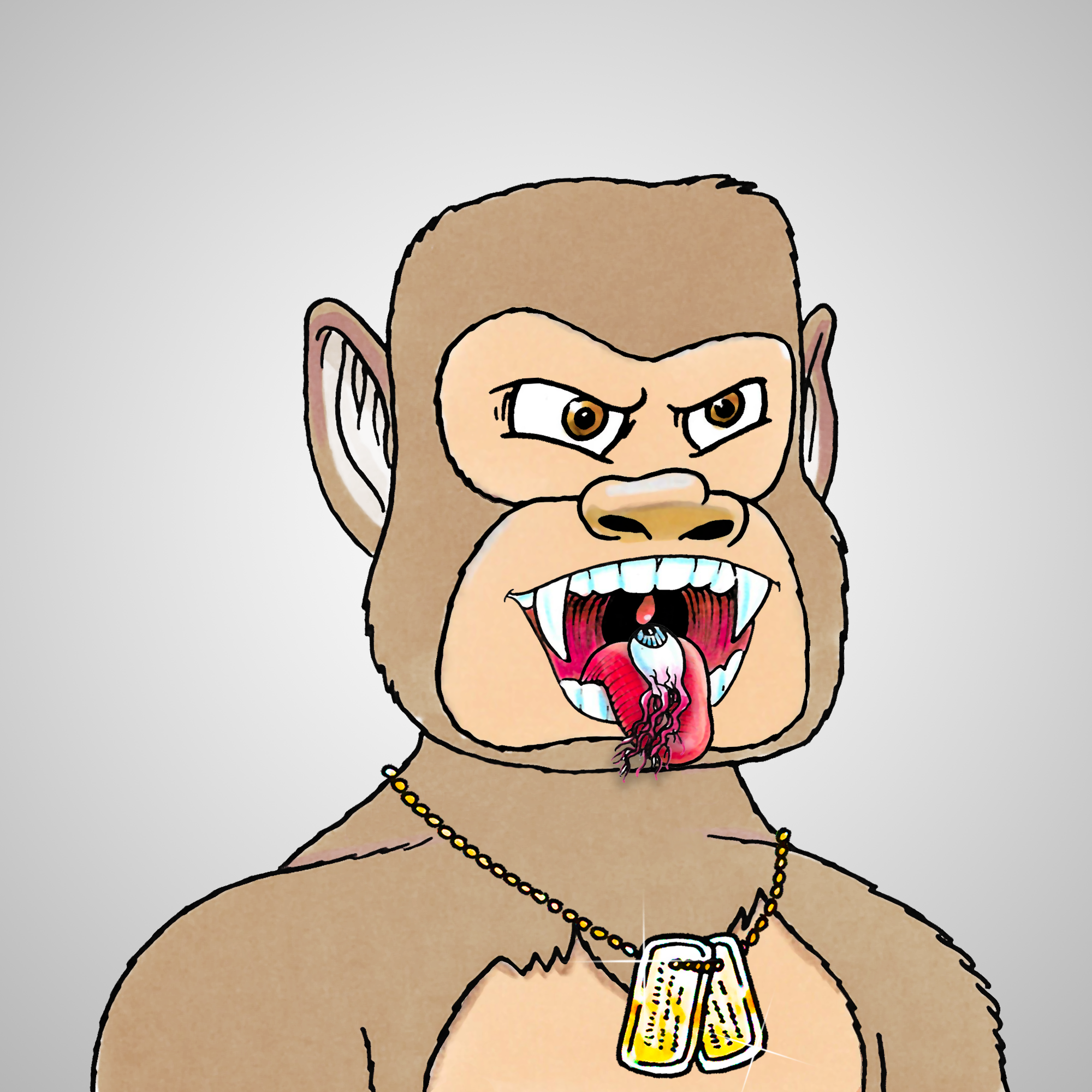 George Trosley - Jungle Freaks - Jungle Freak 8698 - NFT # 8698