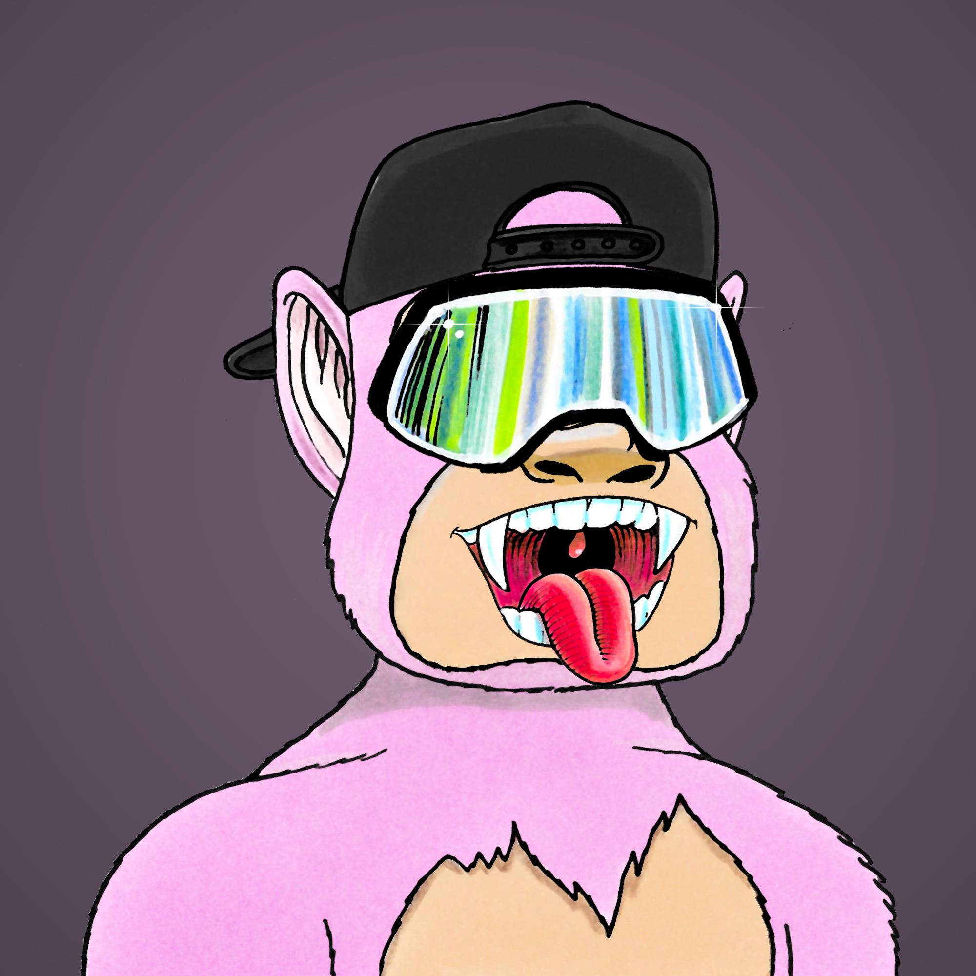 George Trosley - Jungle Freaks - Jungle Freak 870 - NFT # 870