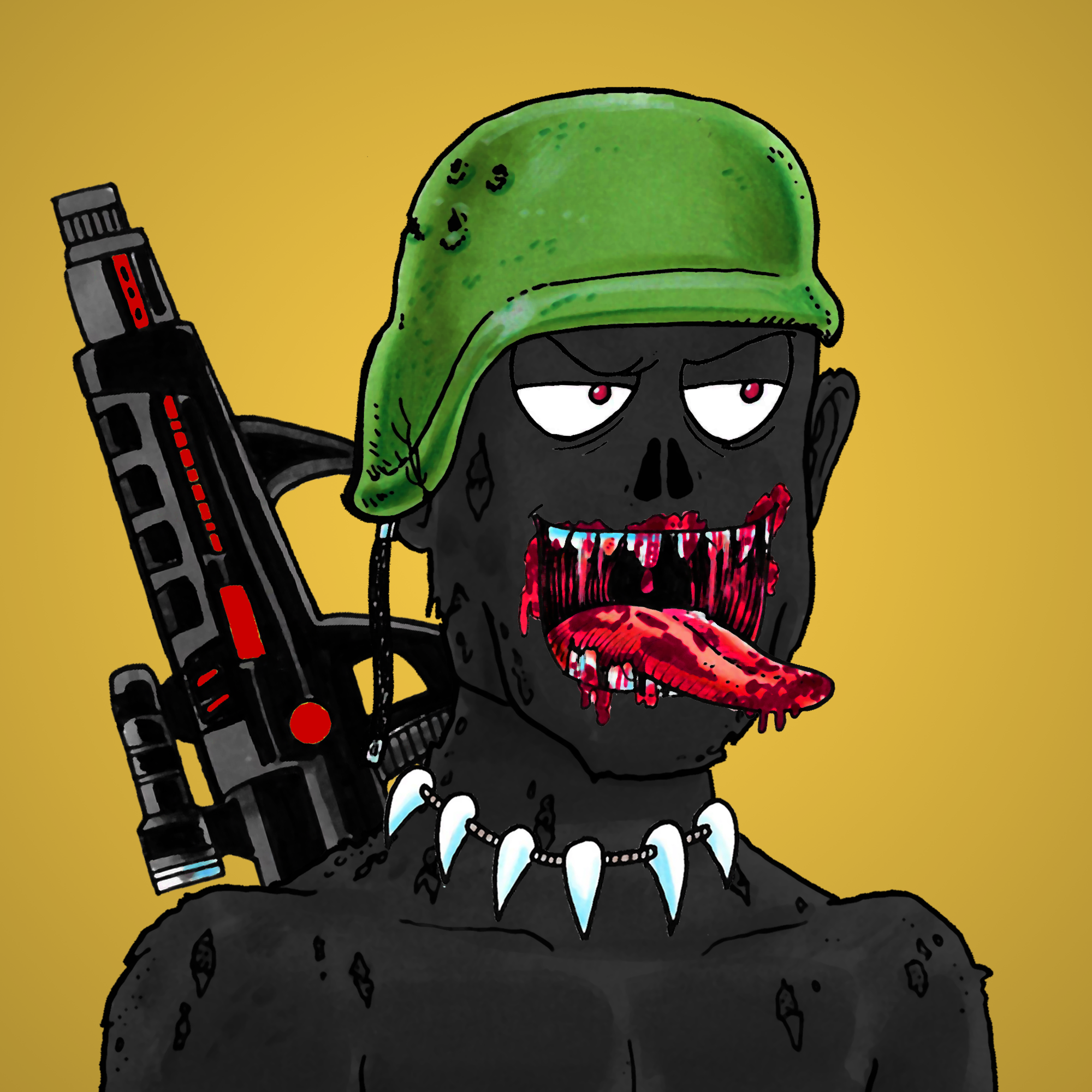 George Trosley - Jungle Freaks - Jungle Freak 8718 - NFT # 8718