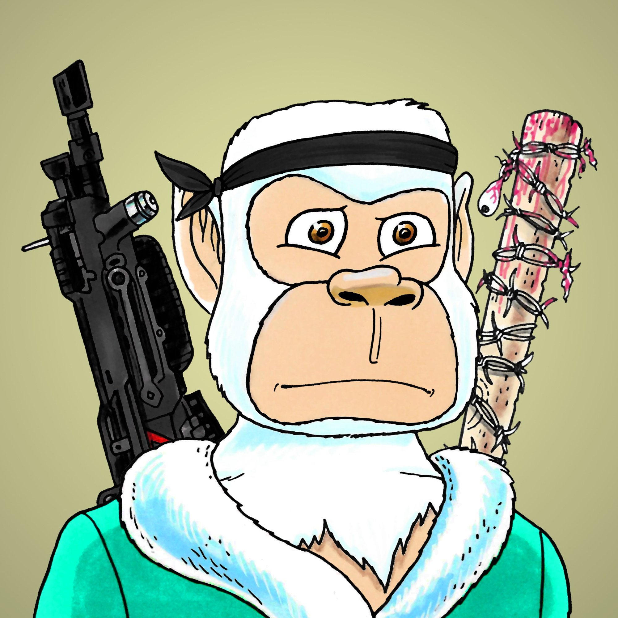 George Trosley - Jungle Freaks - Jungle Freak 8722 - NFT # 8722