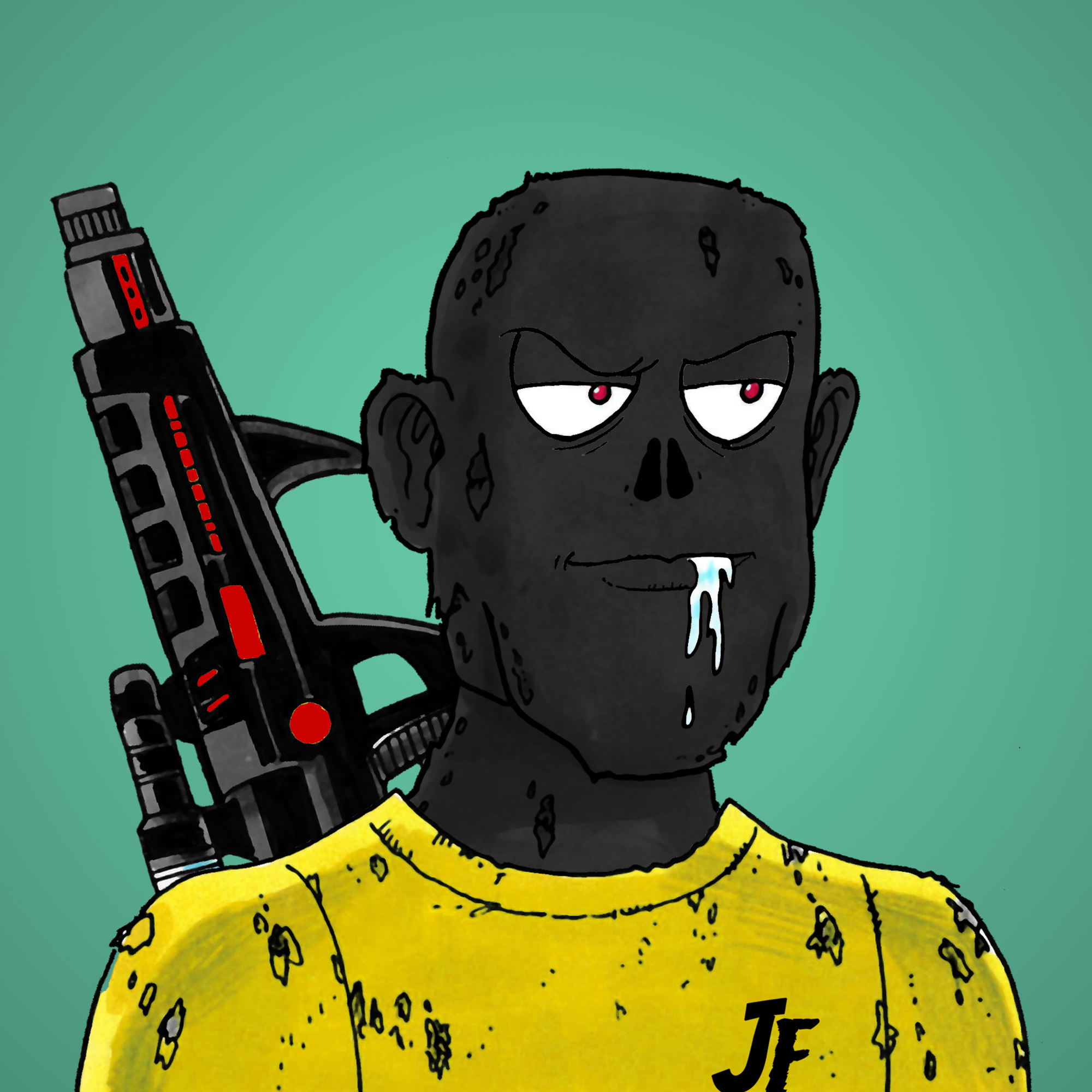 George Trosley - Jungle Freaks - Jungle Freak 8724 - NFT # 8724