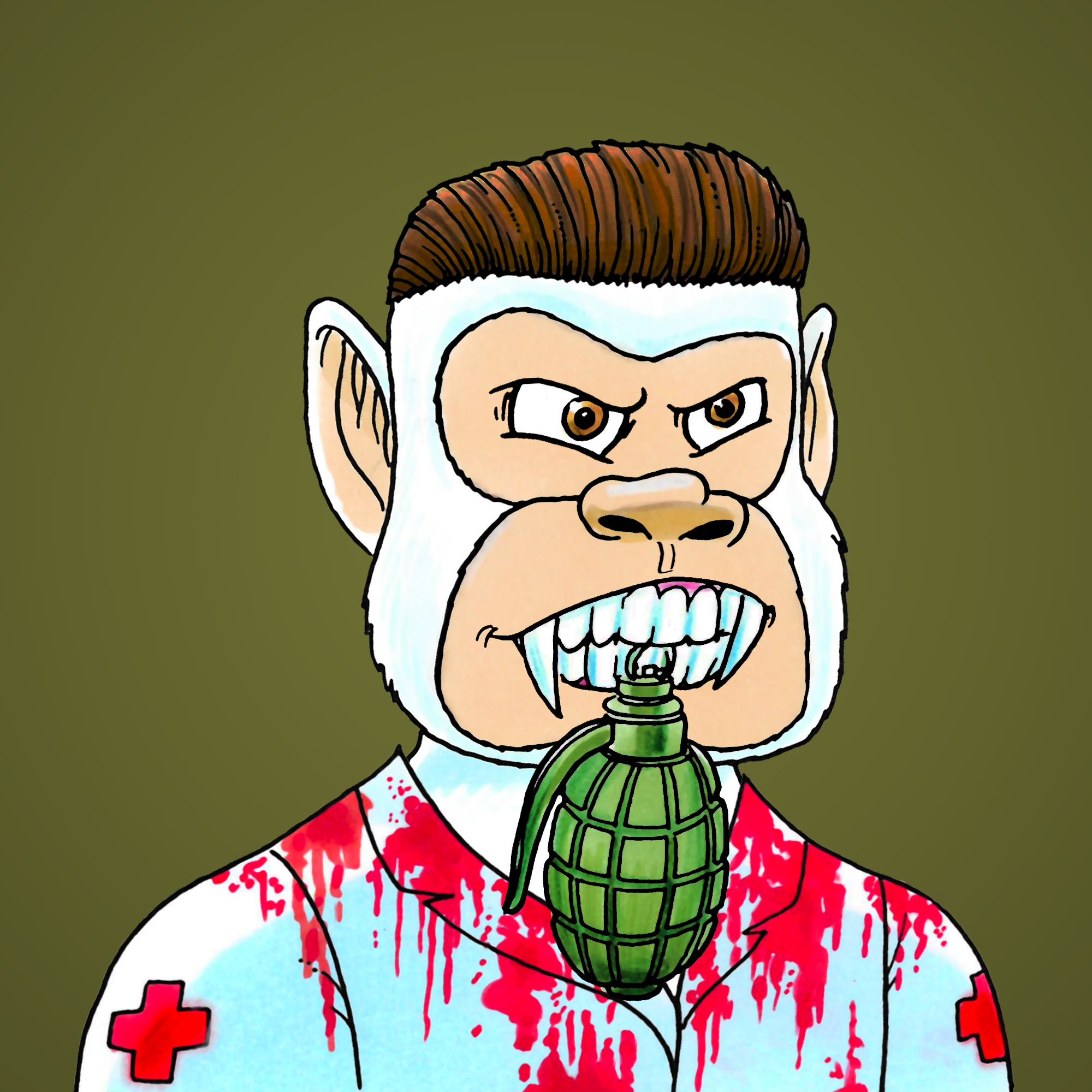 George Trosley - Jungle Freaks - Jungle Freak 8730 - NFT # 8730