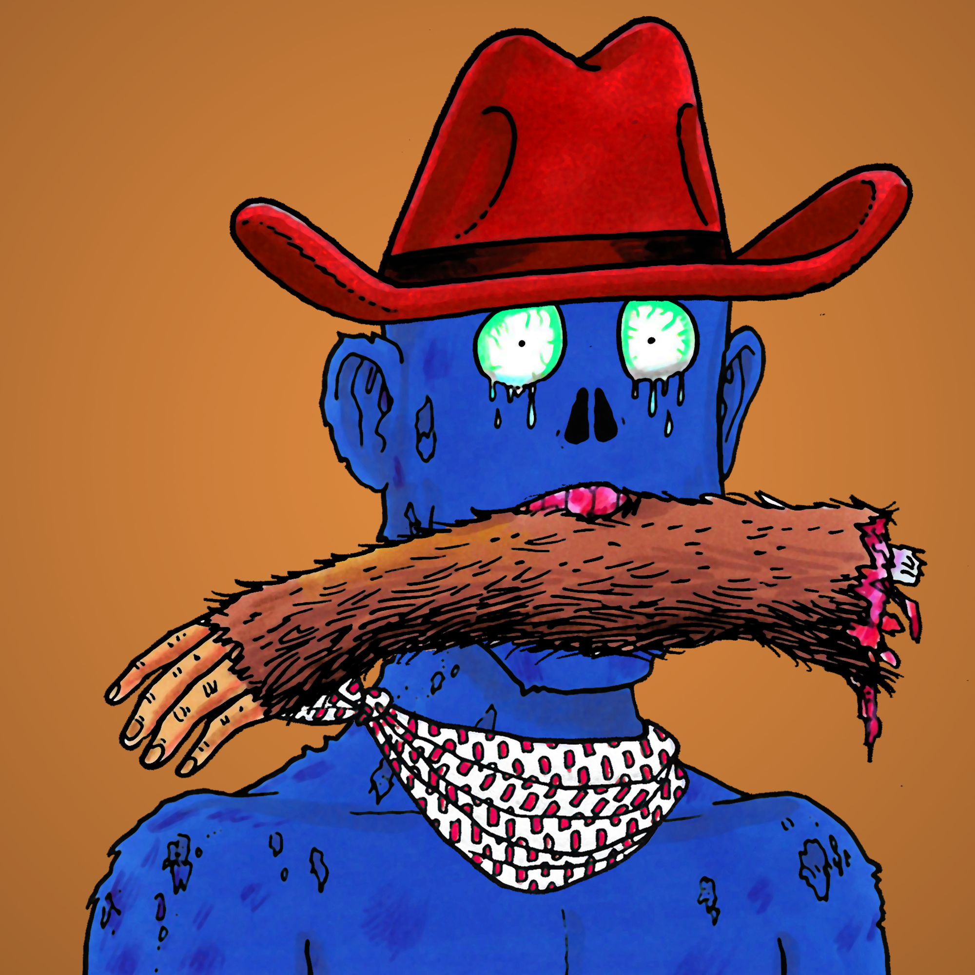 George Trosley - Jungle Freaks - Jungle Freak 8738 - NFT # 8738