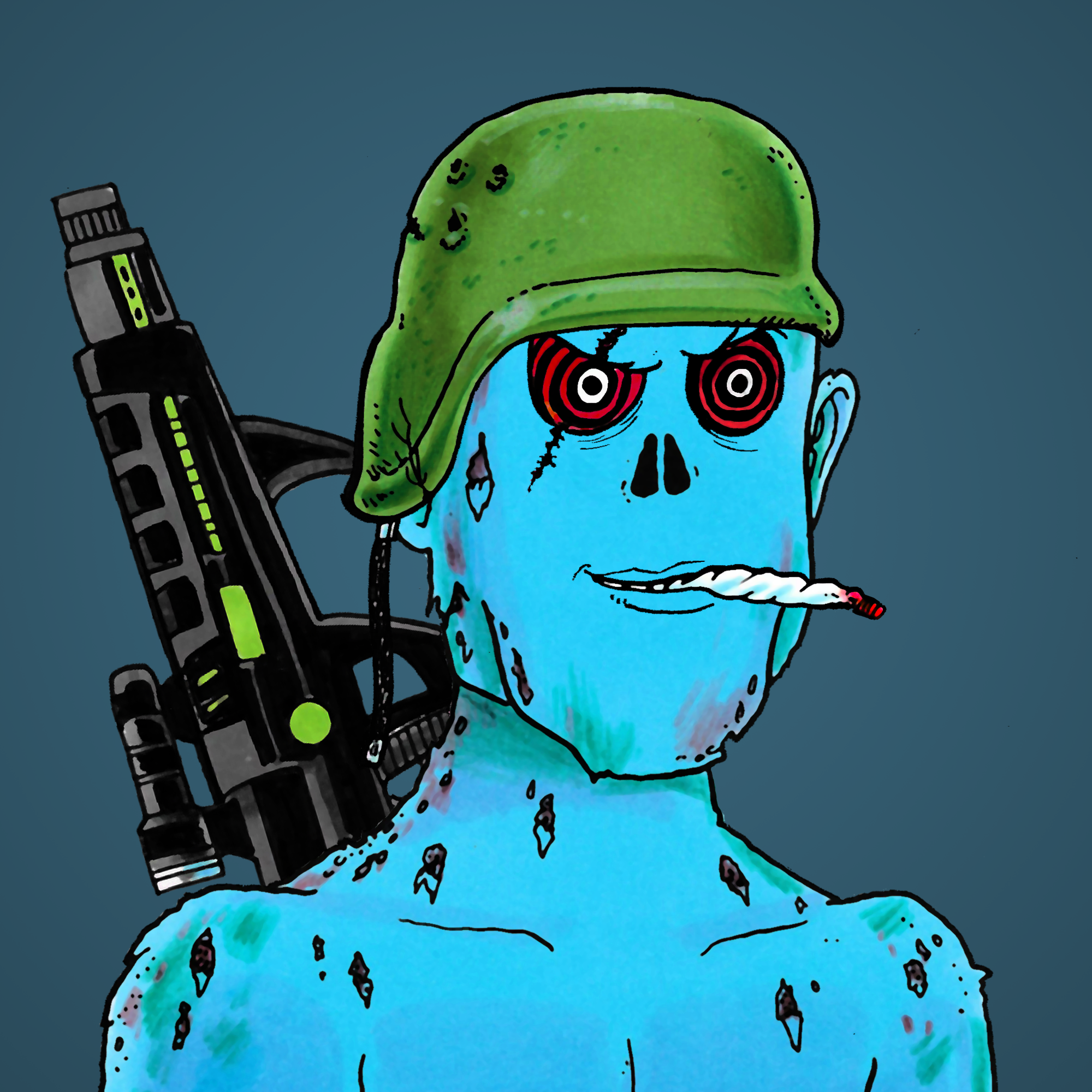 George Trosley - Jungle Freaks - Jungle Freak 8745 - NFT # 8745