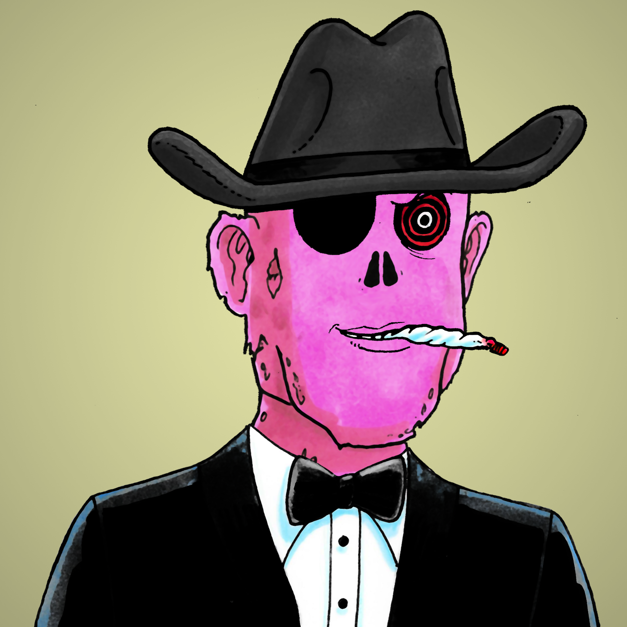 George Trosley - Jungle Freaks - Jungle Freak 8748 - NFT # 8748