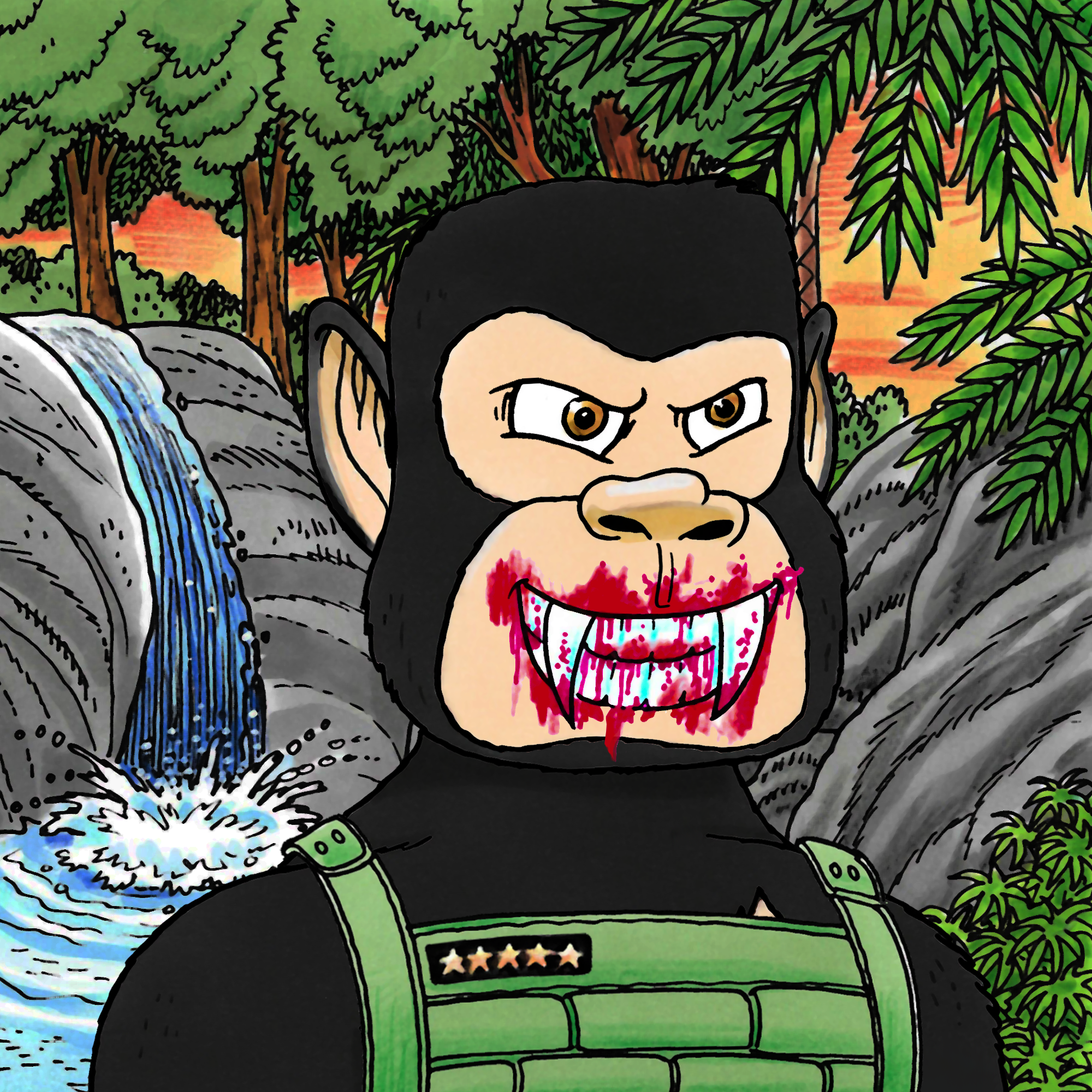 George Trosley - Jungle Freaks - Jungle Freak 8750 - NFT # 8750