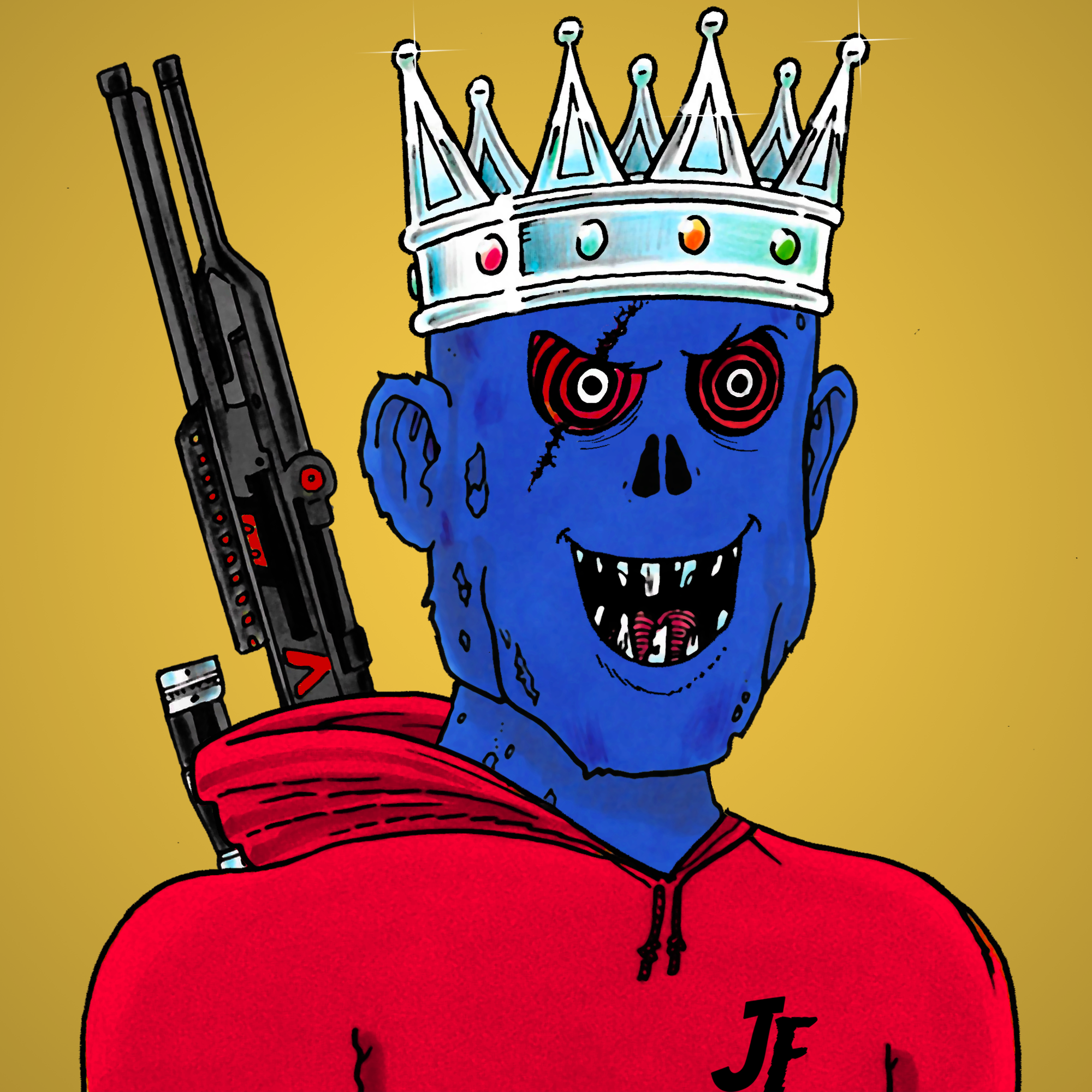 George Trosley - Jungle Freaks - Jungle Freak 8754 - NFT # 8754