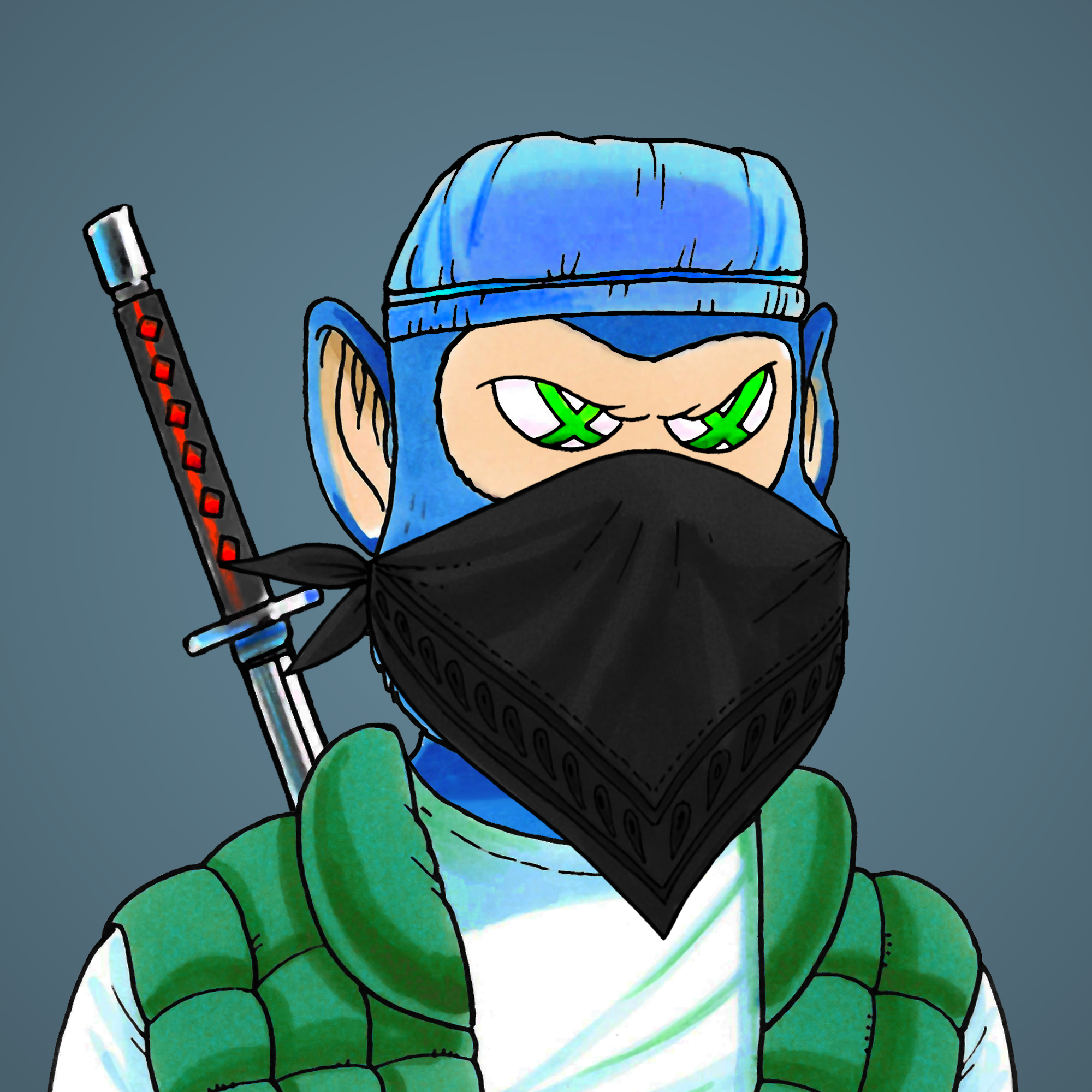 George Trosley - Jungle Freaks - Jungle Freak 8757 - NFT # 8757